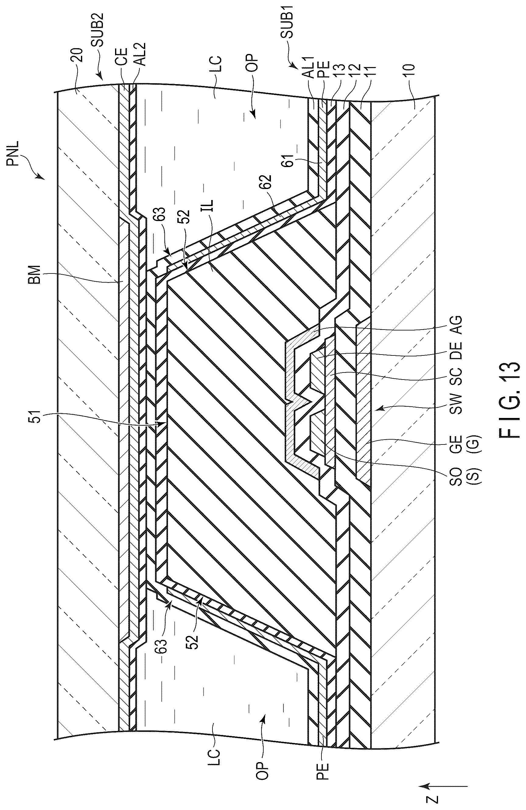 Patent US12326628 Figure 13 – Display device