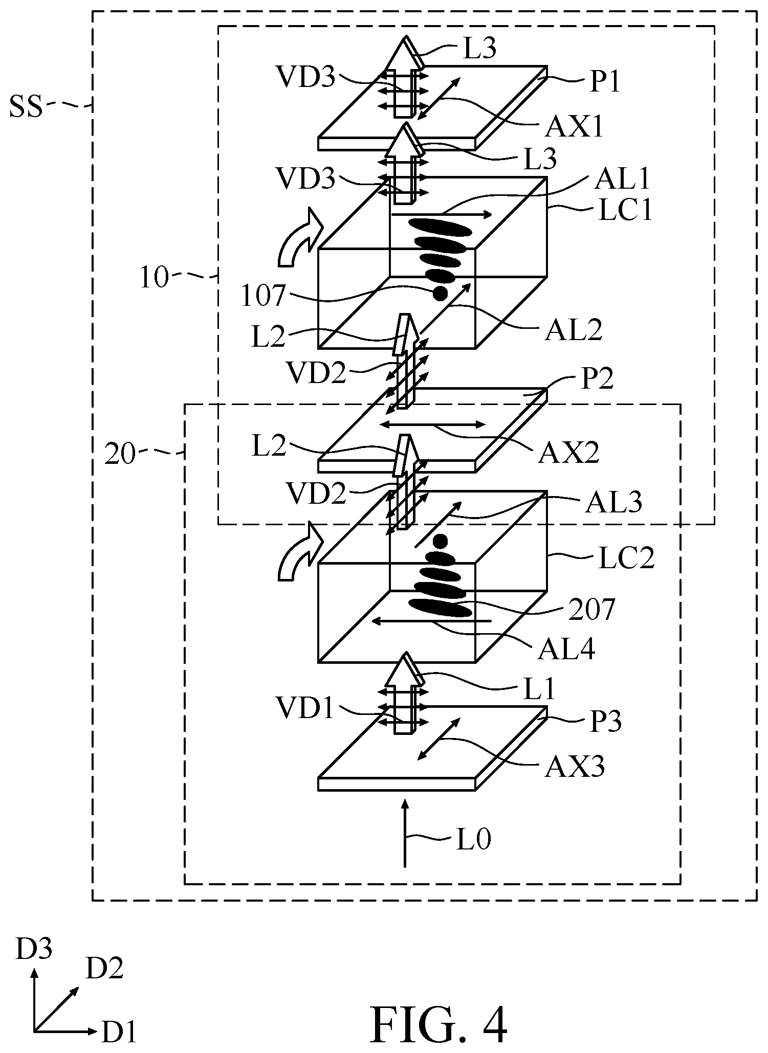 Patent US12326629 Figure 4 – Electronic device