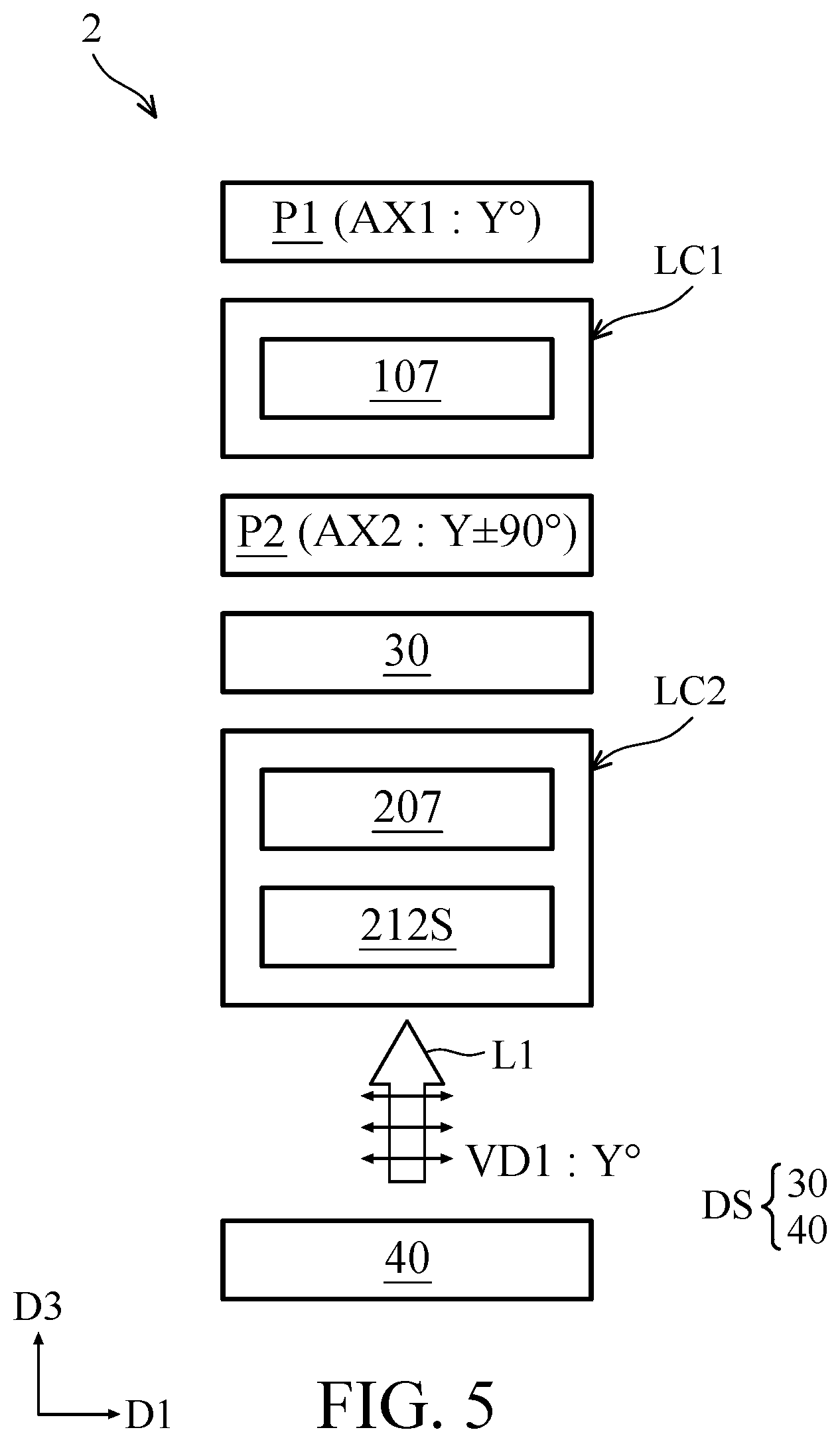 Patent US12326629 Figure 5 – Electronic device