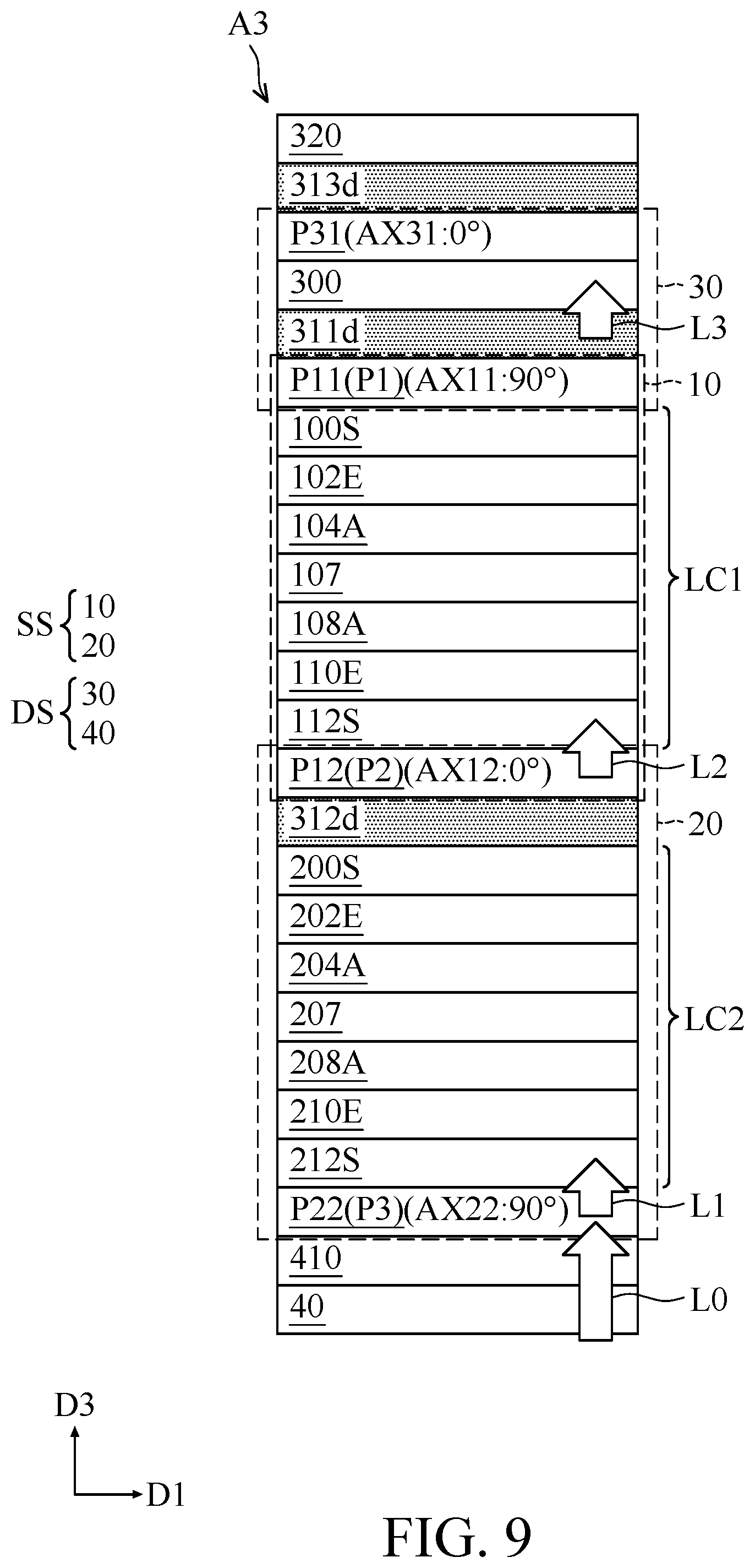 Patent US12326629 Figure 9 – Electronic device