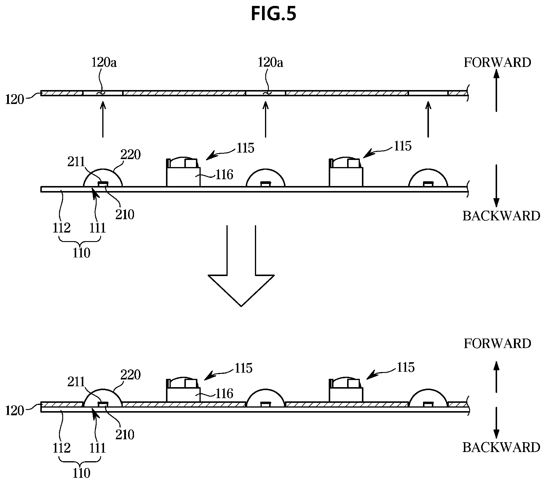 Patent US12326630 Figure 5 – Display apparatus and light source apparatus thereof