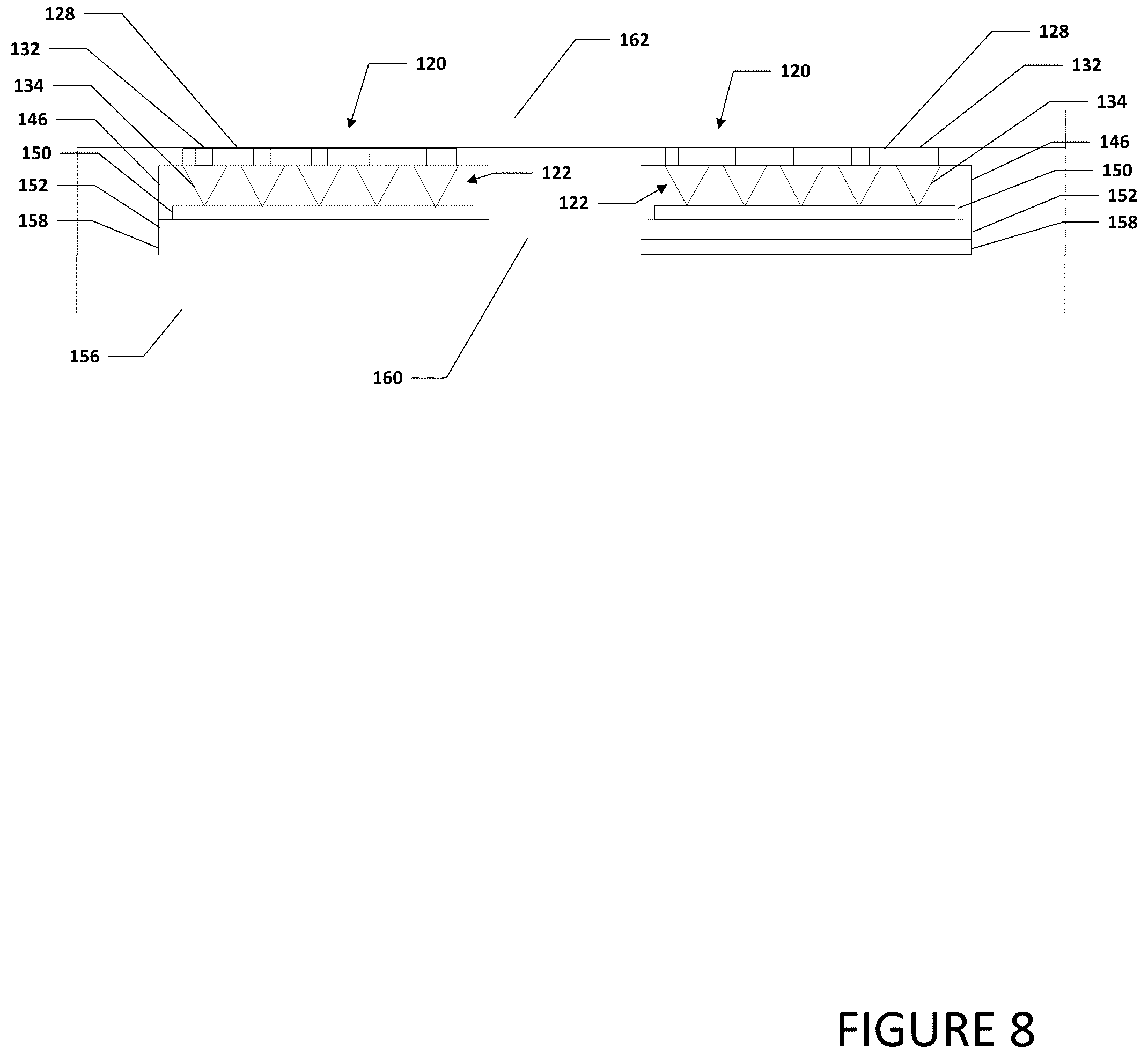Patent US12326631 Figure 14 – Display with a distributed nano light emitting diode backlight