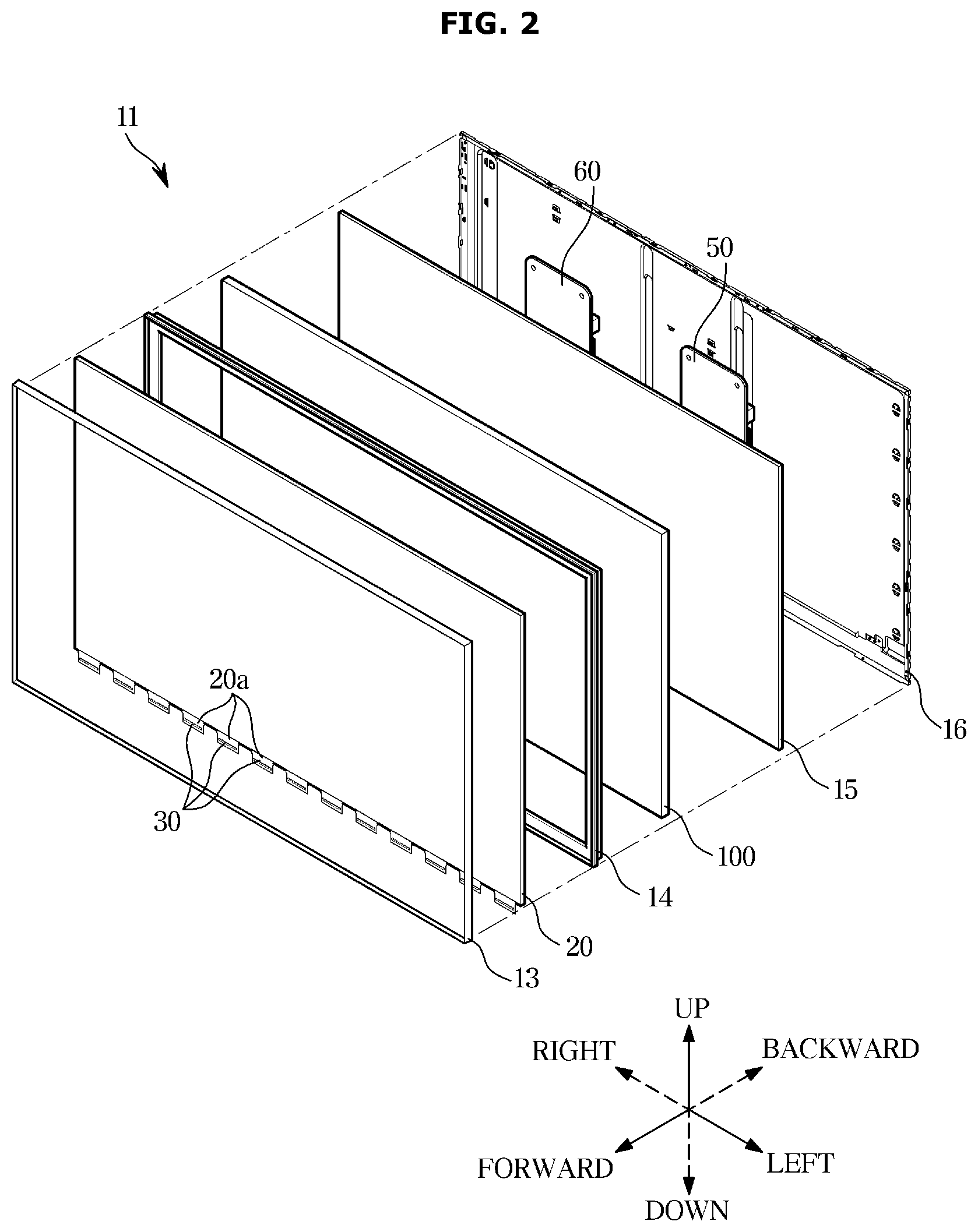 Patent US12326632 Figure 2 – Display apparatus