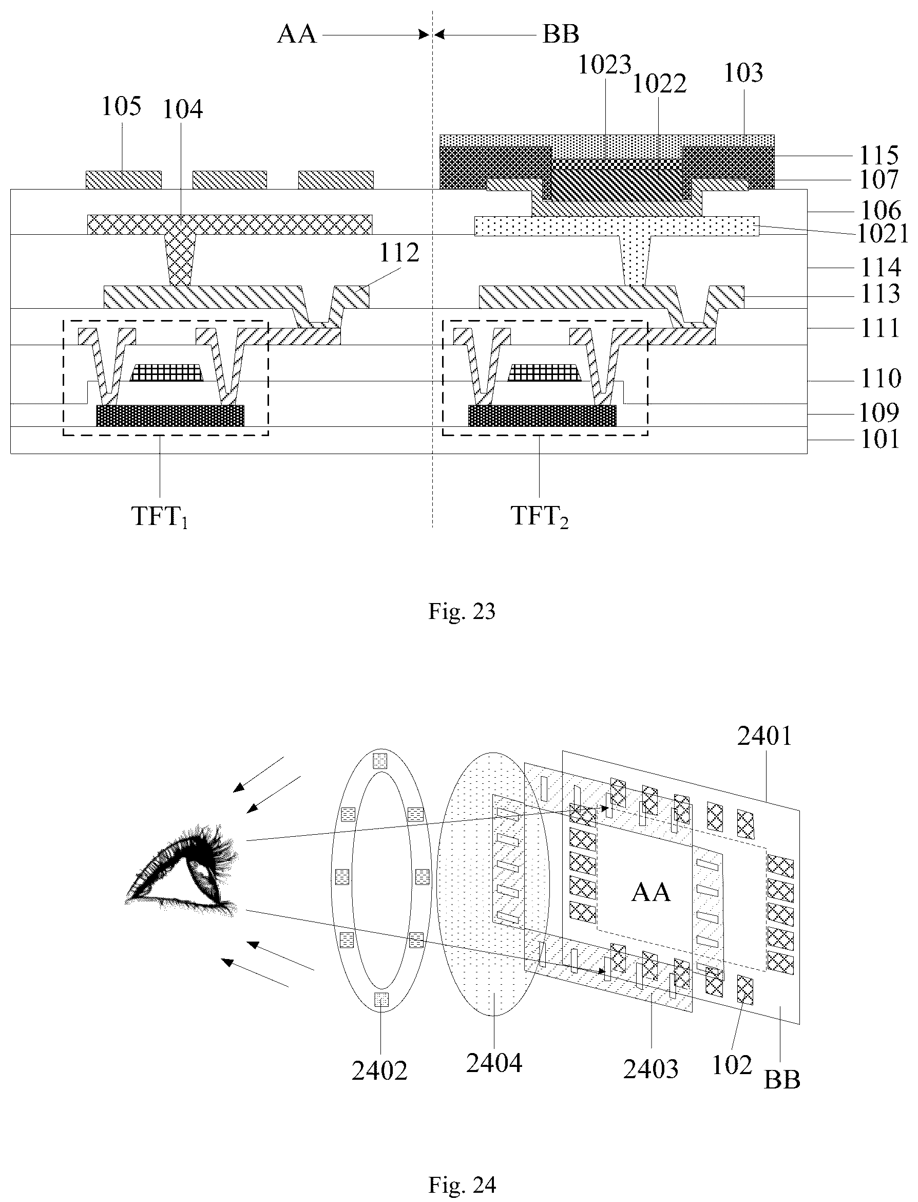 Patent US12326635 Figure 11 – Display substrate, display panel, and near-eye display device and display method thereof