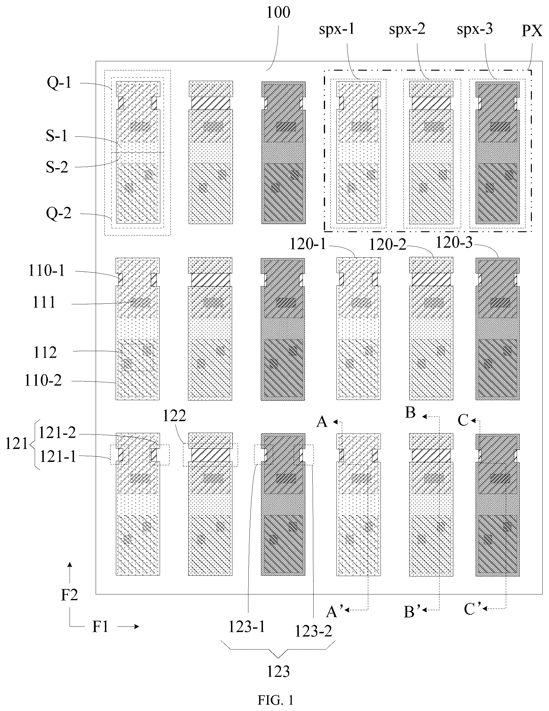 Patent US12326639 Figure 1 – Display panel and driving method thereof, and display device