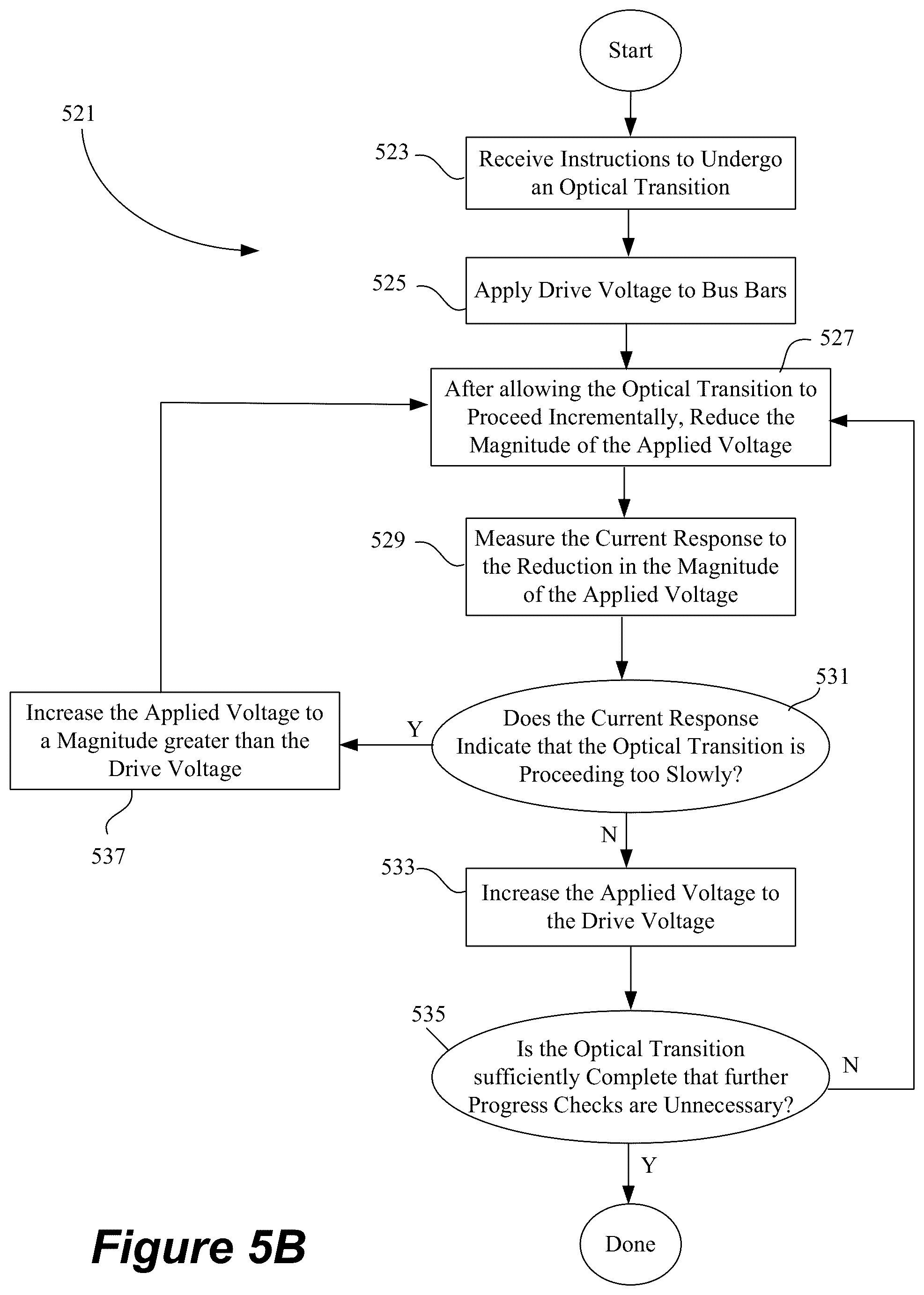 Patent US12326640 Figure 8 – Controlling transitions in optically switchable devices