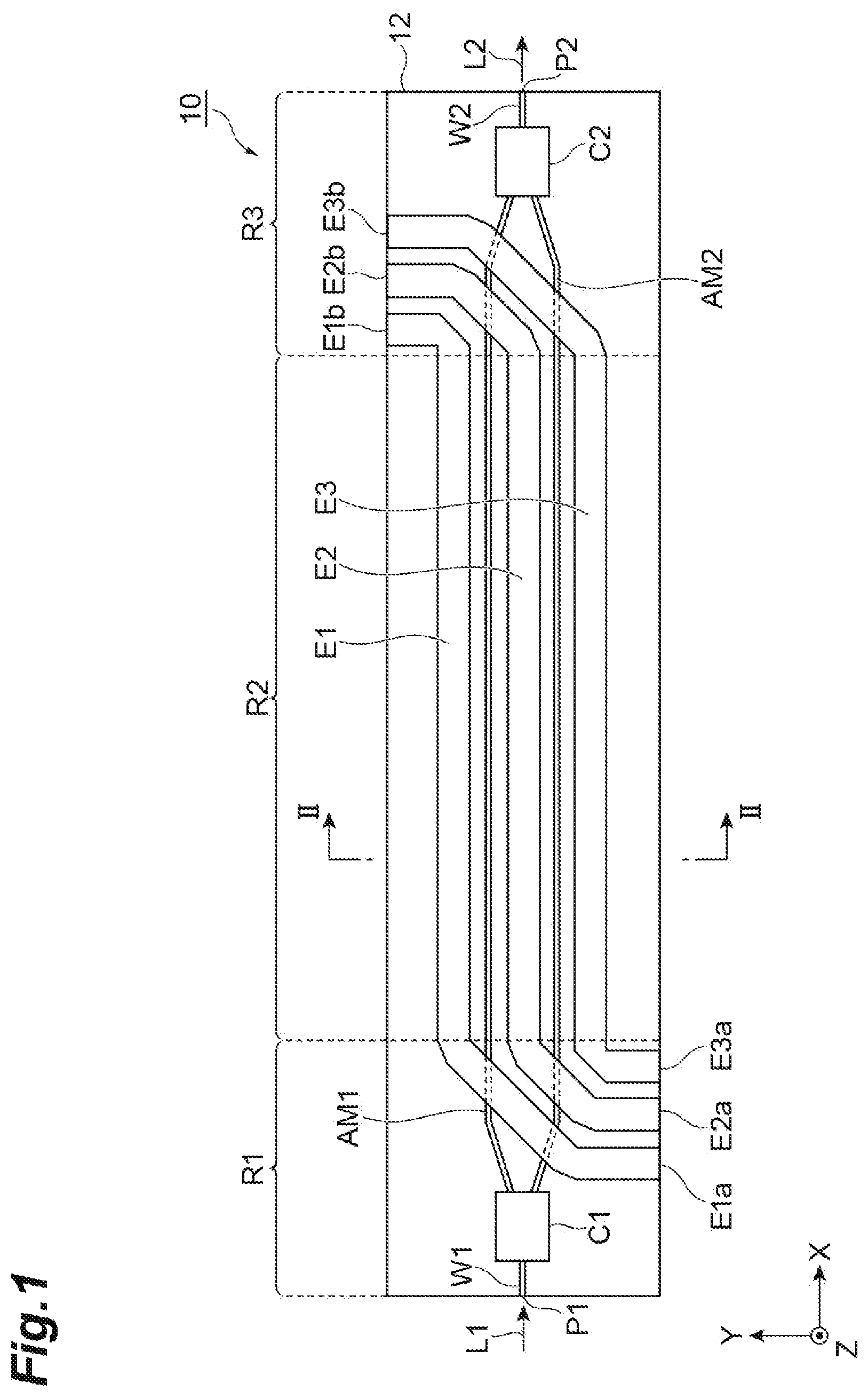 Patent US12326643 Figure 1 – Light modulator