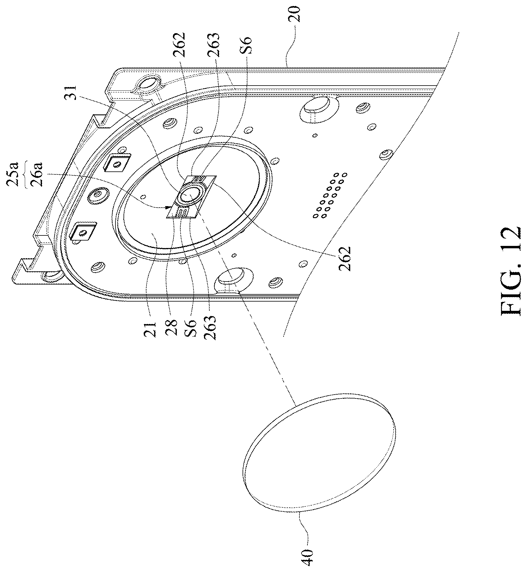 Patent US12326648 Figure 12 – Camera device