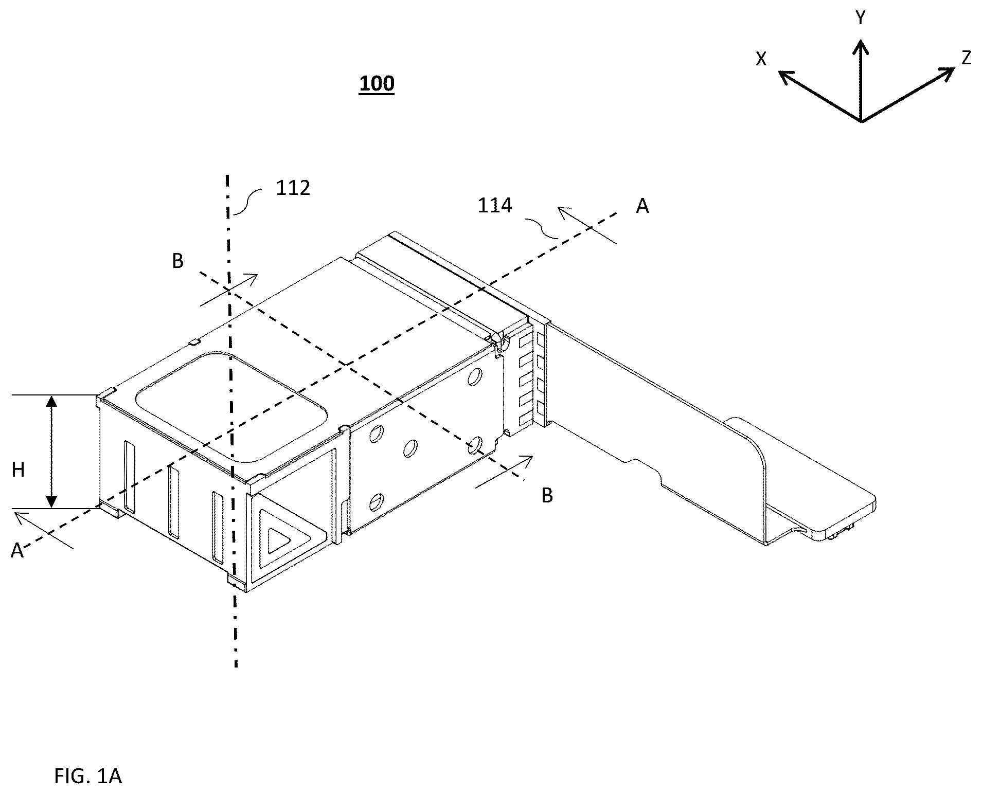 Patent US12326649 Figure 1 – Compact folded camera