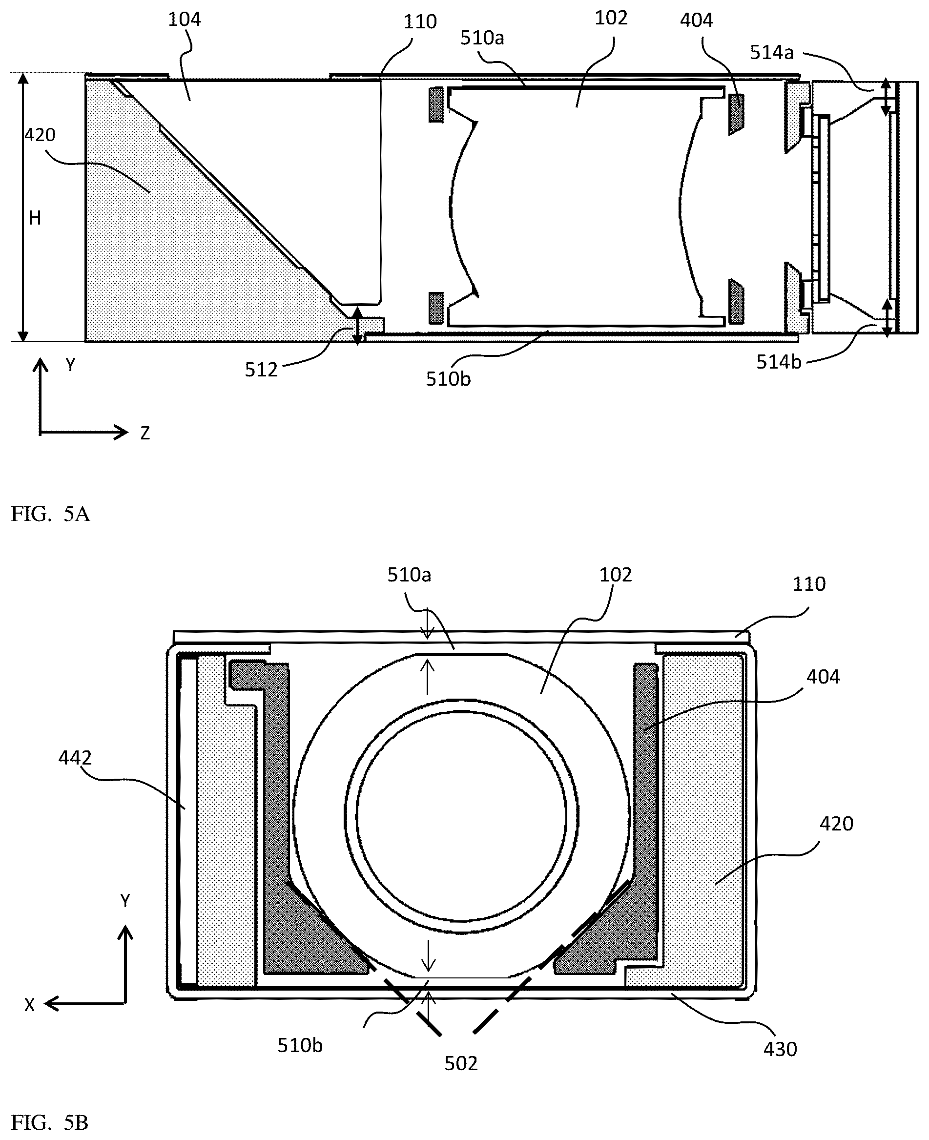 Patent US12326649 Figure 10 – Compact folded camera