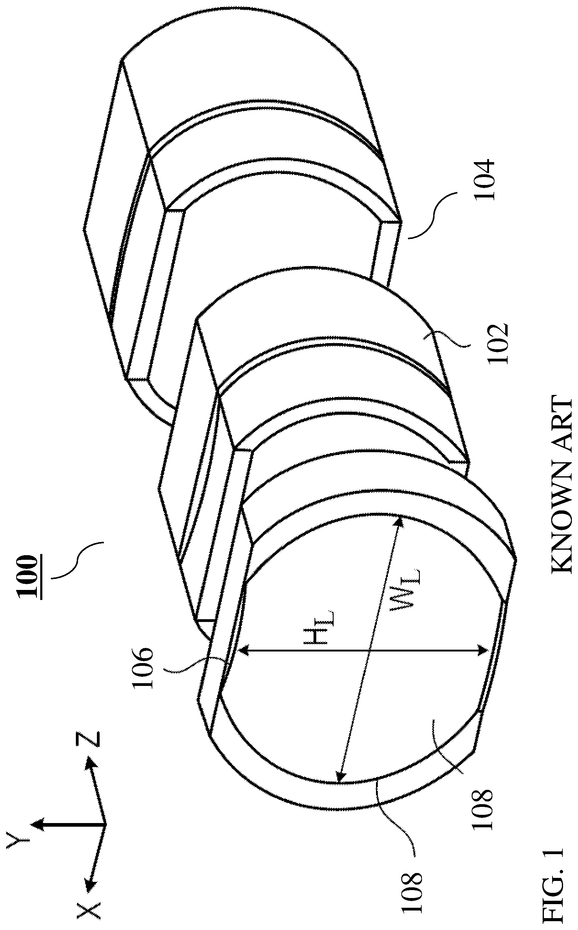 Patent US12326652 Figure 1 – Folded zoom camera module with adaptive aperture