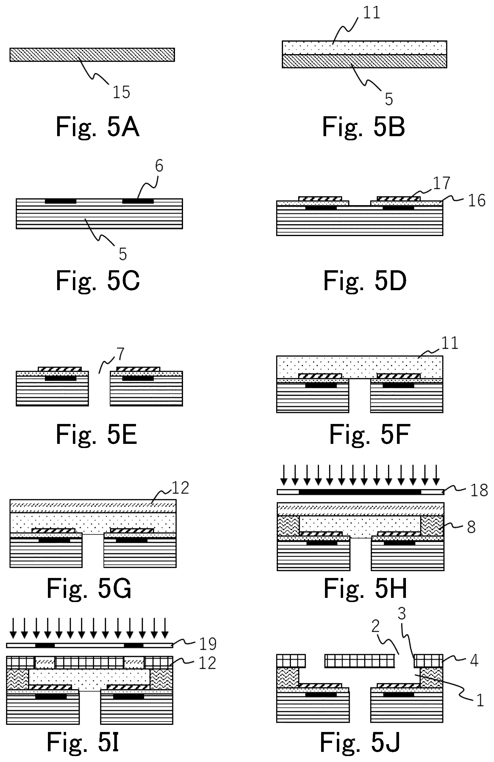 Patent US12326662 Figure 5 – Method for manufacturing microstructure including cured products of photosensitive resin compositions