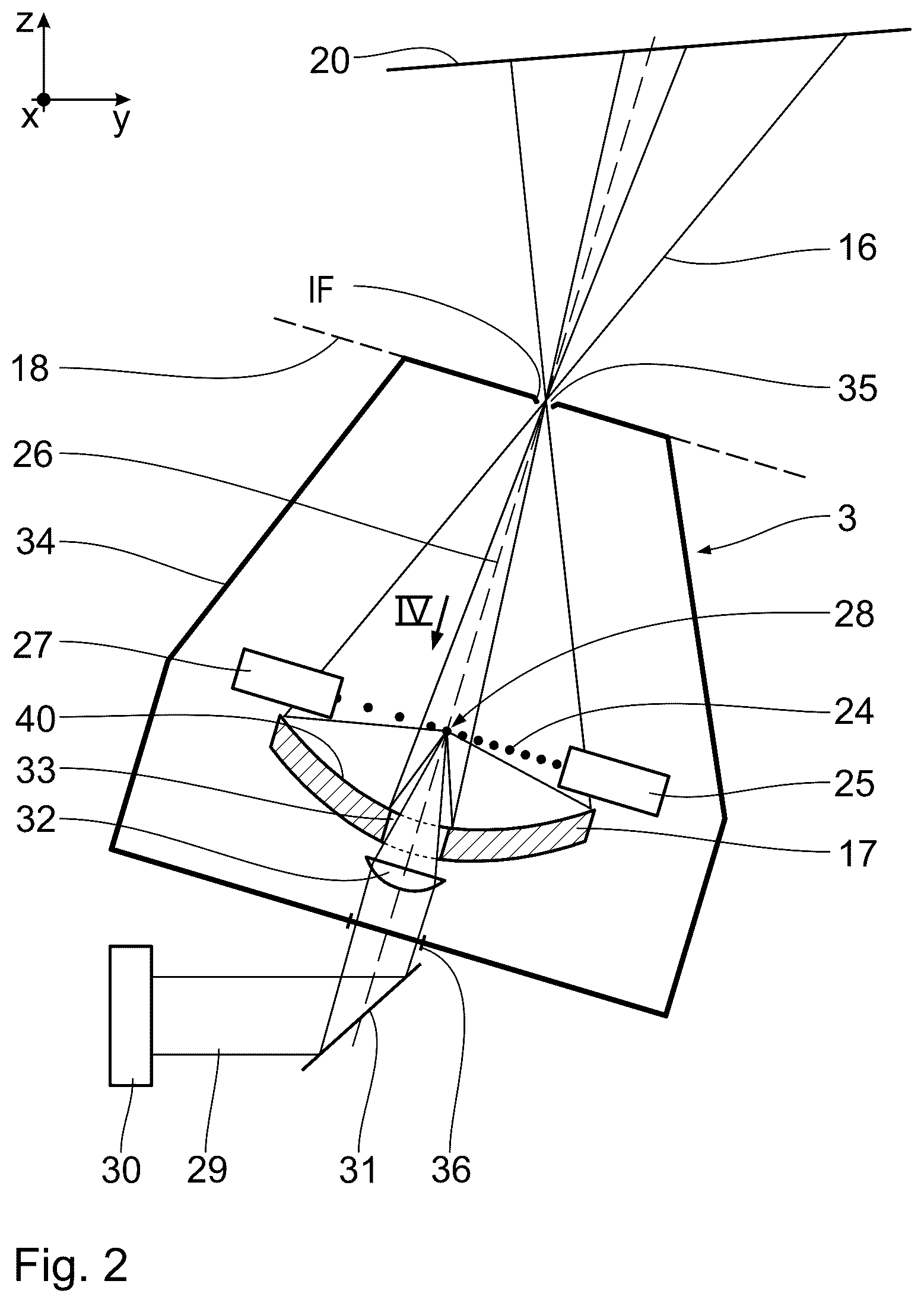 Patent US12326663 Figure 2 – Optical component