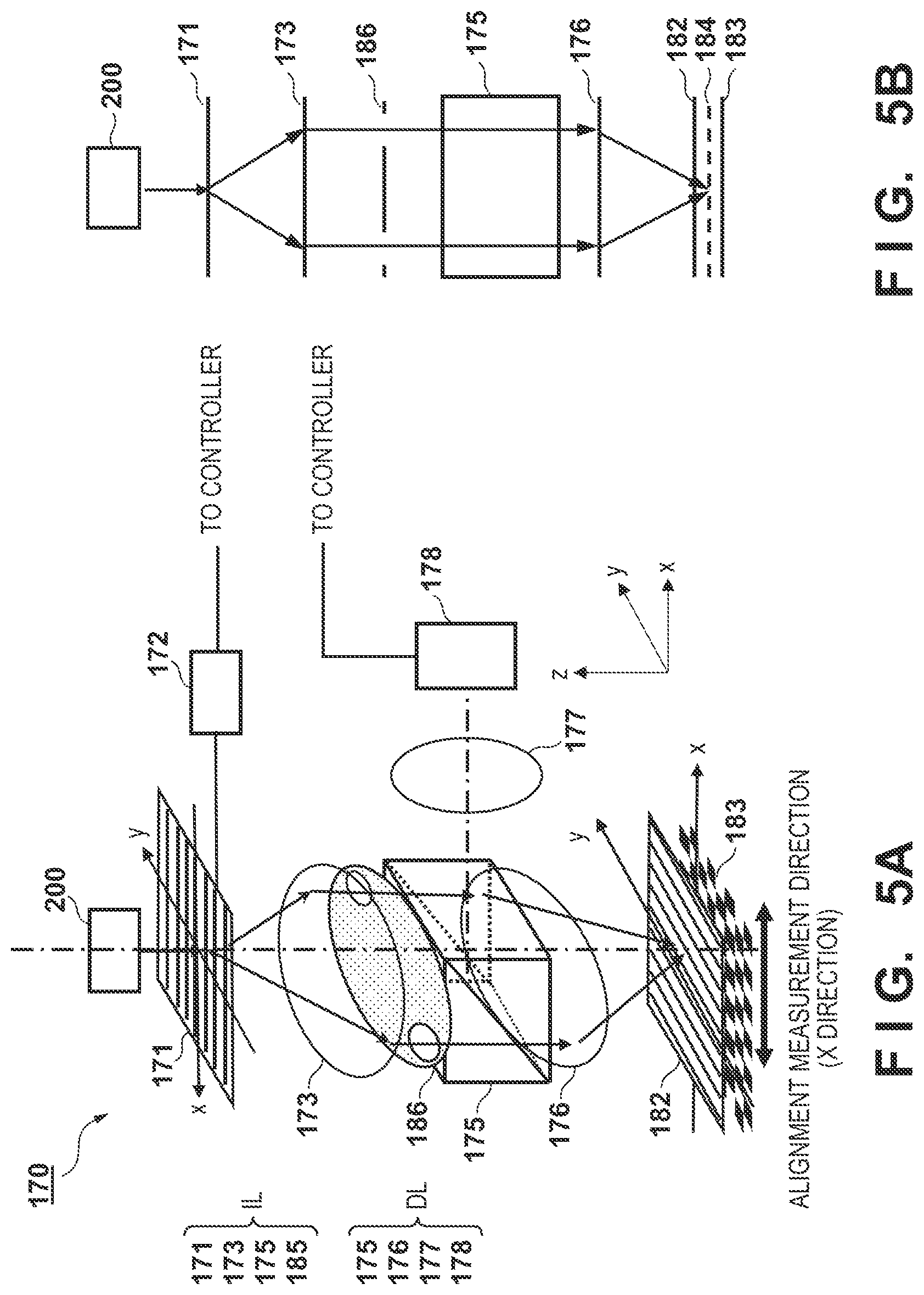 Patent US12326668 Figure 5 – Detection apparatus, lithography apparatus, and article manufacturing method