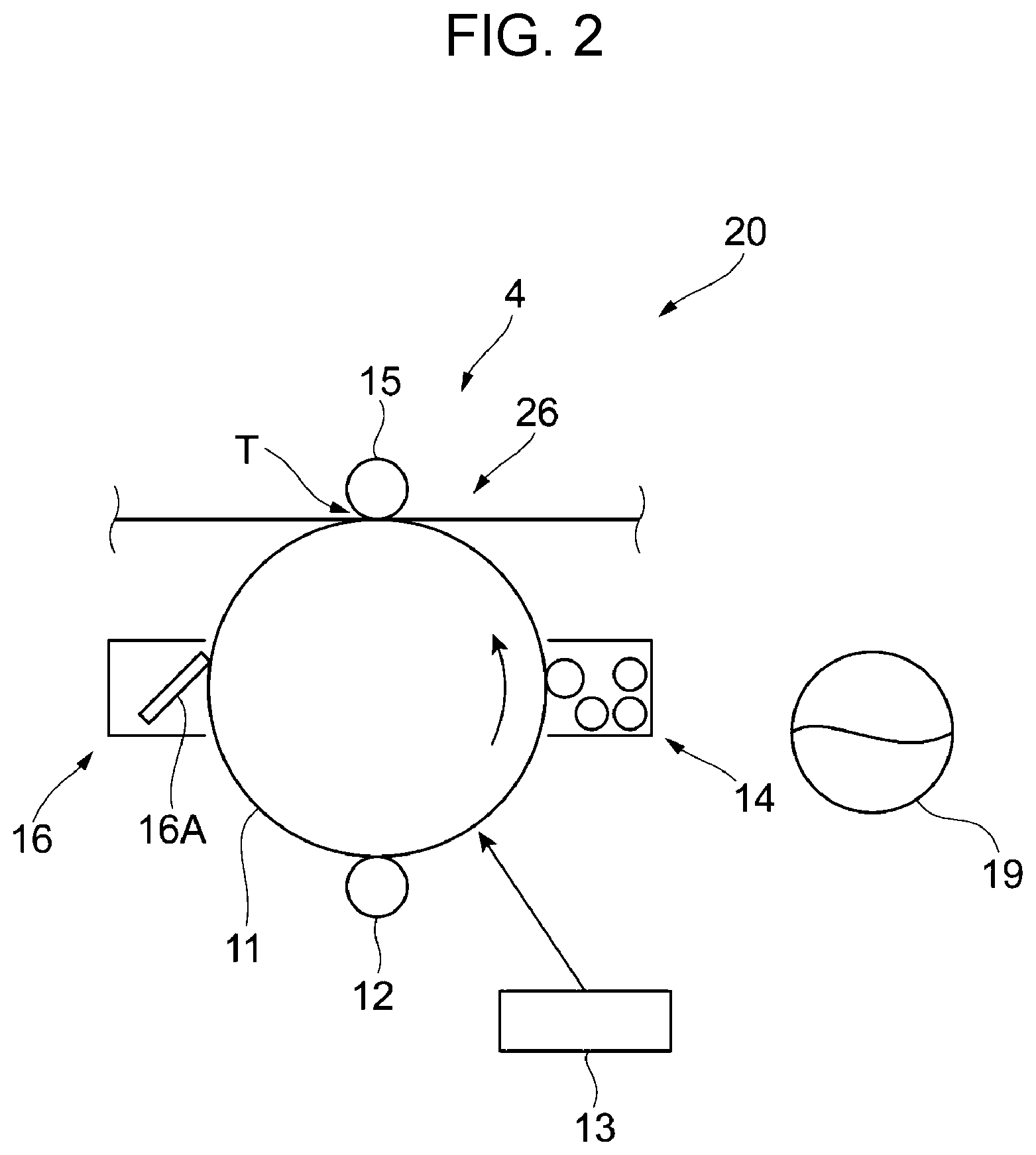 Patent US12326671 Figure 2 – Image carrier unit and image forming apparatus