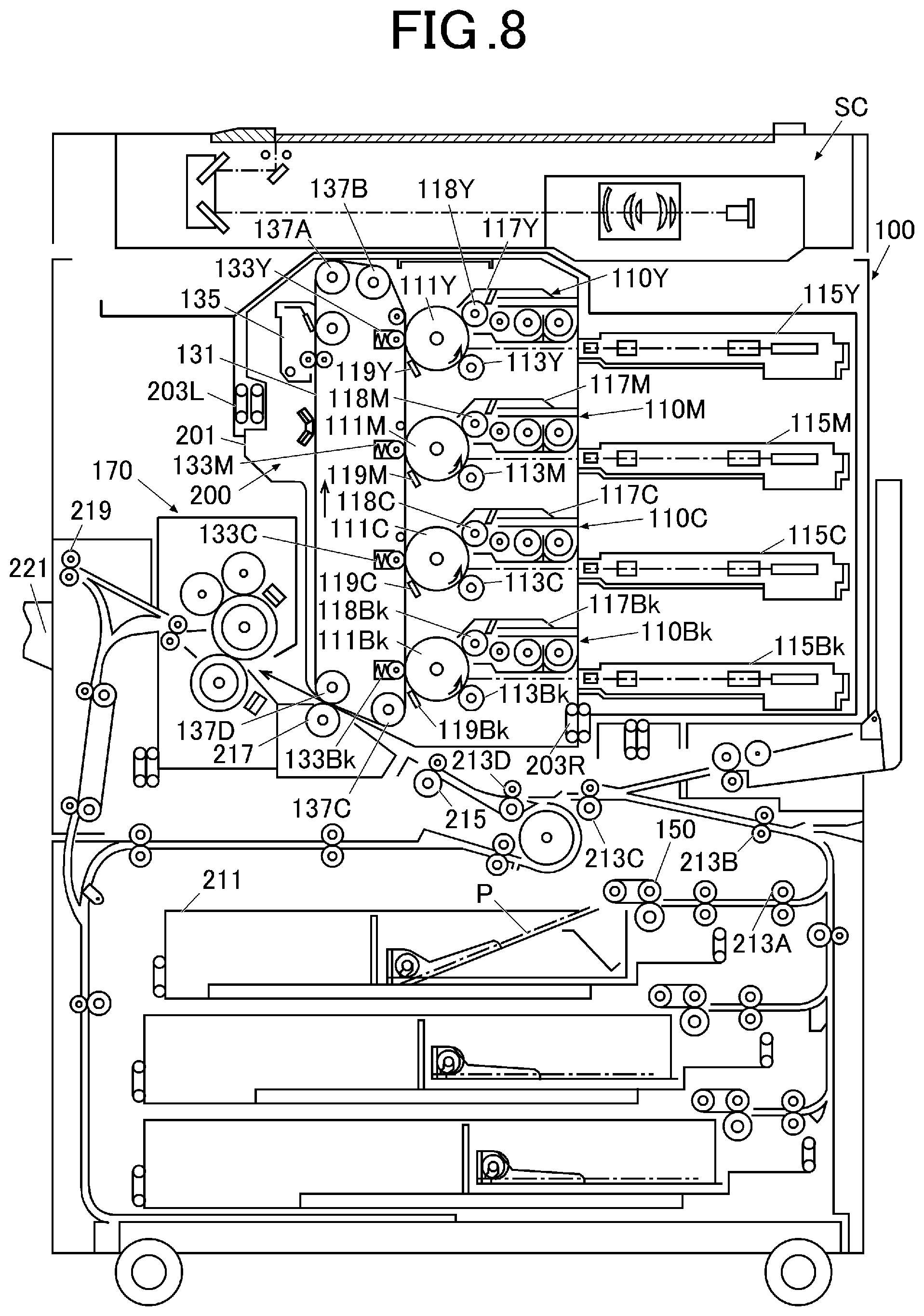 Patent US12326672 Figure 5 – Developing sleeve and electrophotographic image forming apparatus