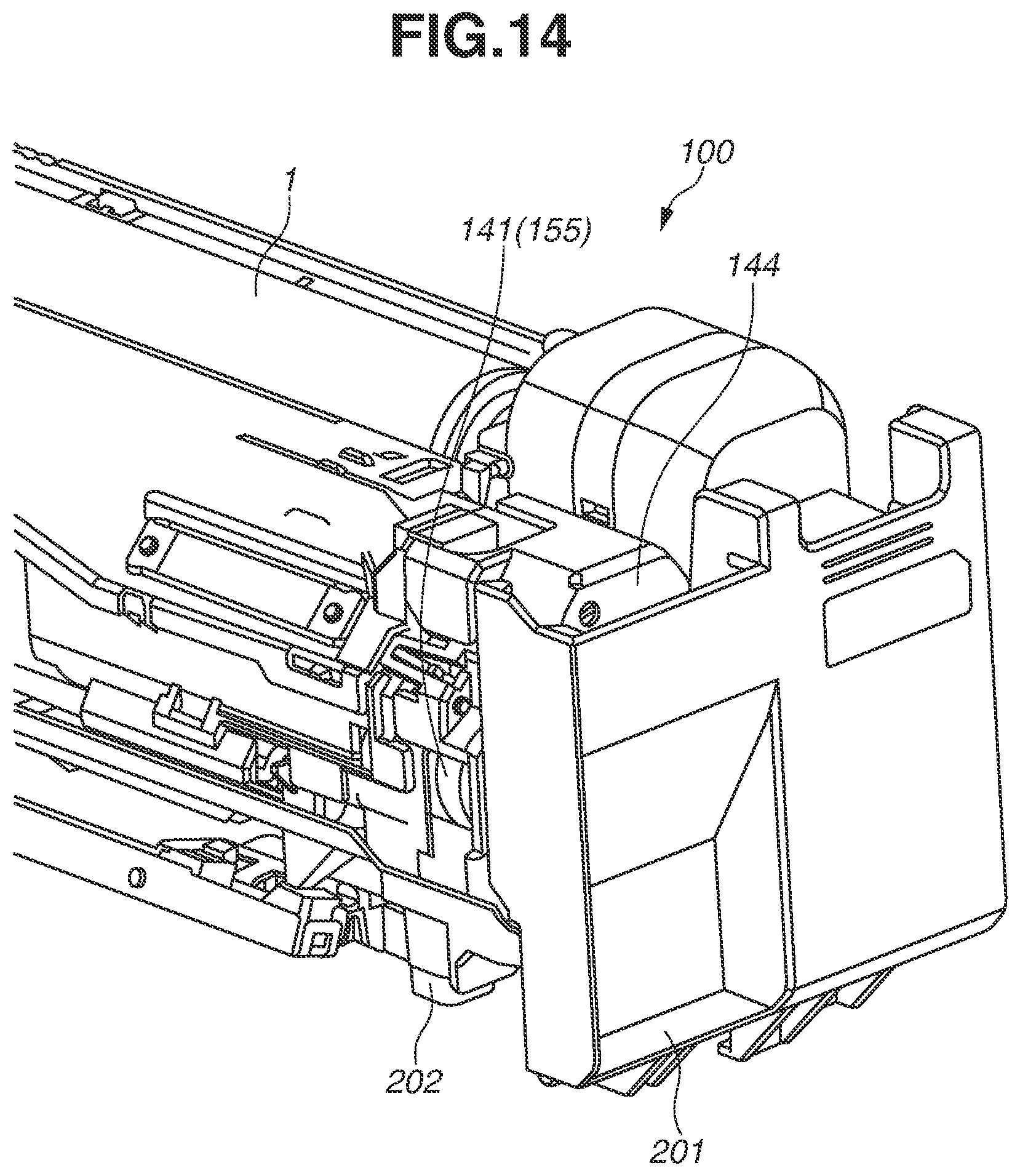 Patent US12326674 Figure 14 – Developing device and method of agitating initial developer inside developing device