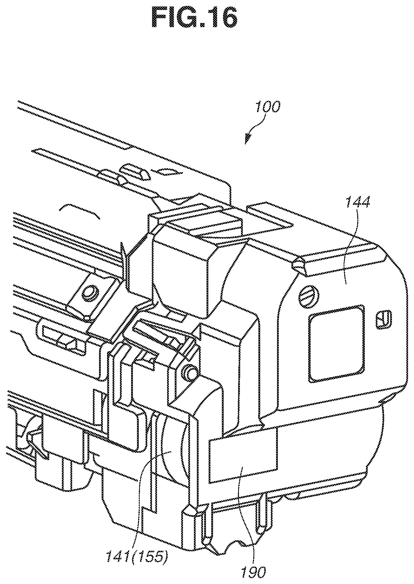 Patent US12326674 Figure 16 – Developing device and method of agitating initial developer inside developing device