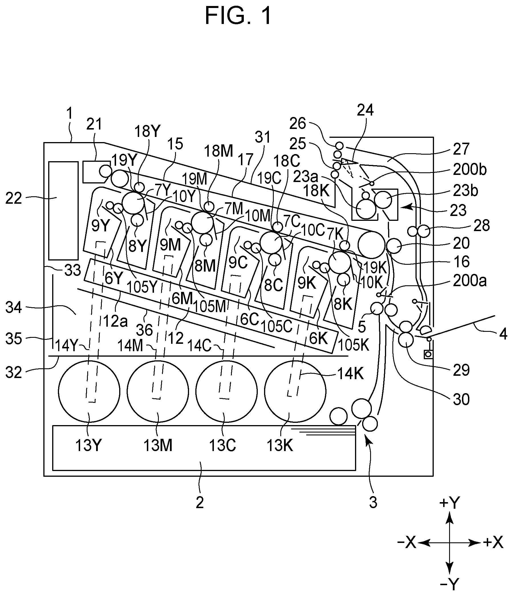 Patent US12326676 Figure 1 – Image forming apparatus