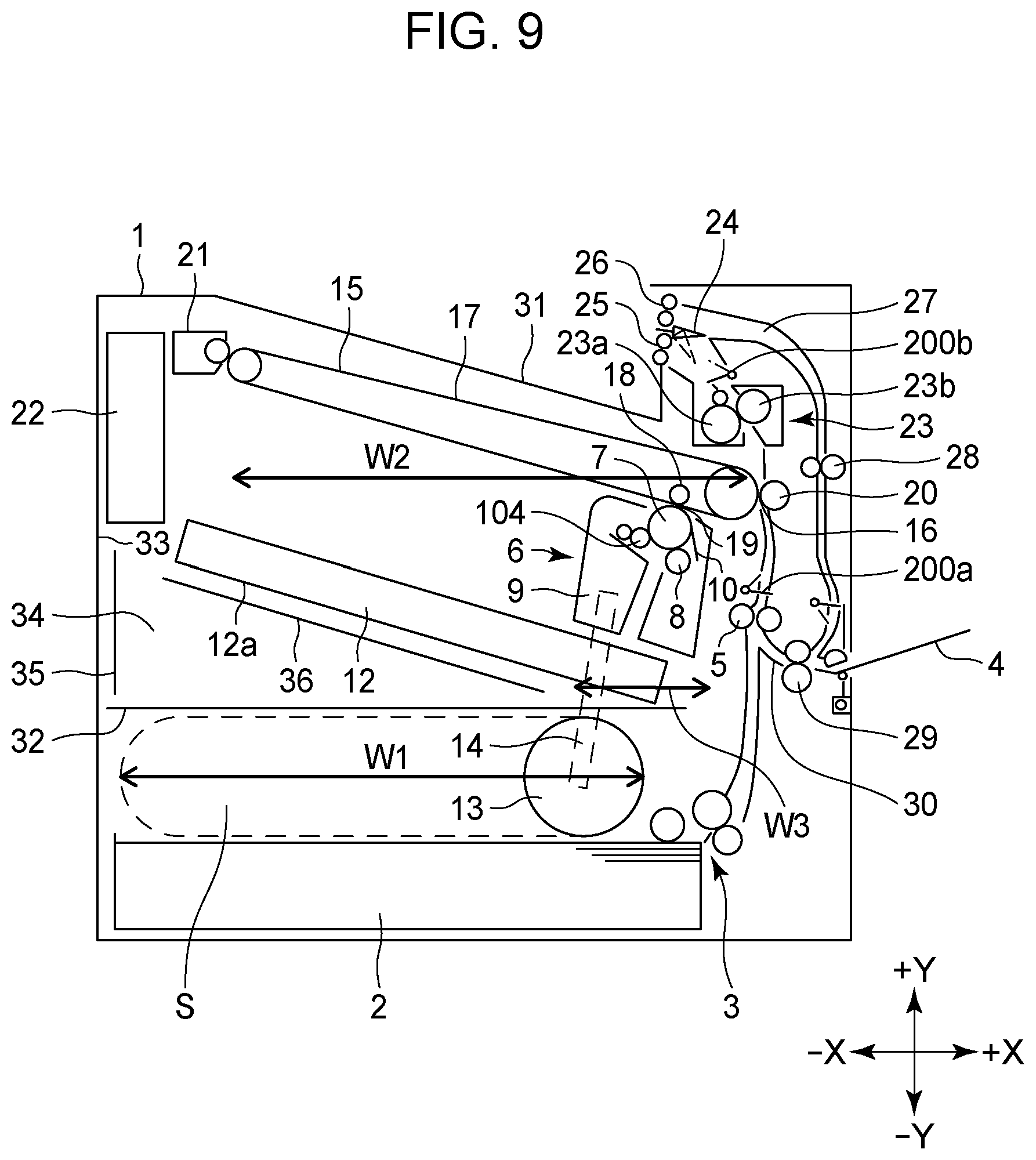 Patent US12326676 Figure 9 – Image forming apparatus