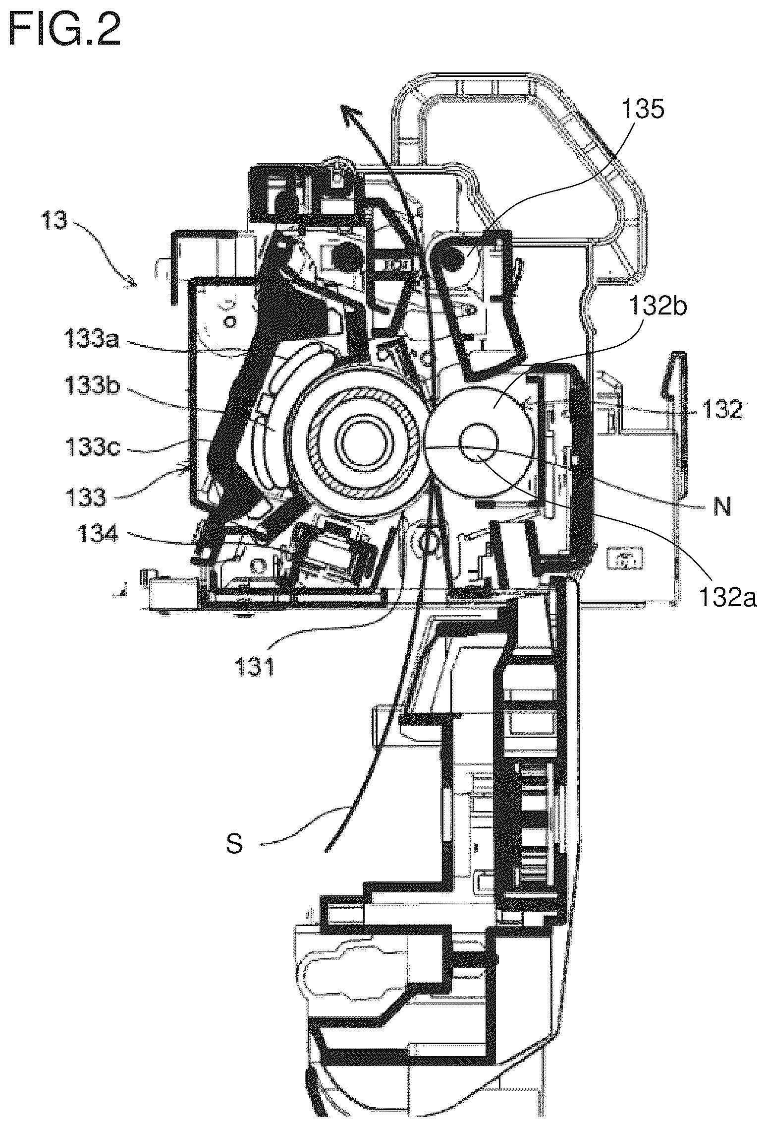 Patent US12326677 Figure 2 – Drive transmission mechanism, and fixing device and image forming apparatus including the same