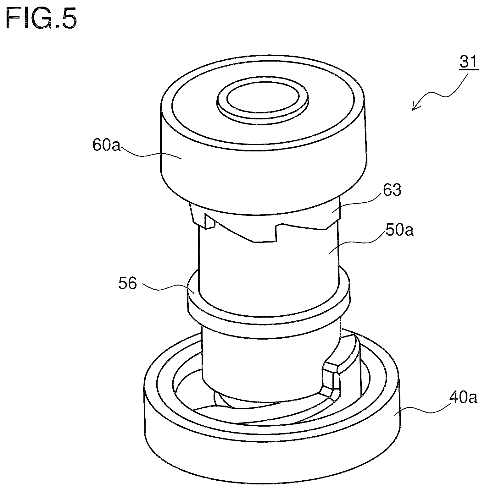 Patent US12326677 Figure 5 – Drive transmission mechanism, and fixing device and image forming apparatus including the same