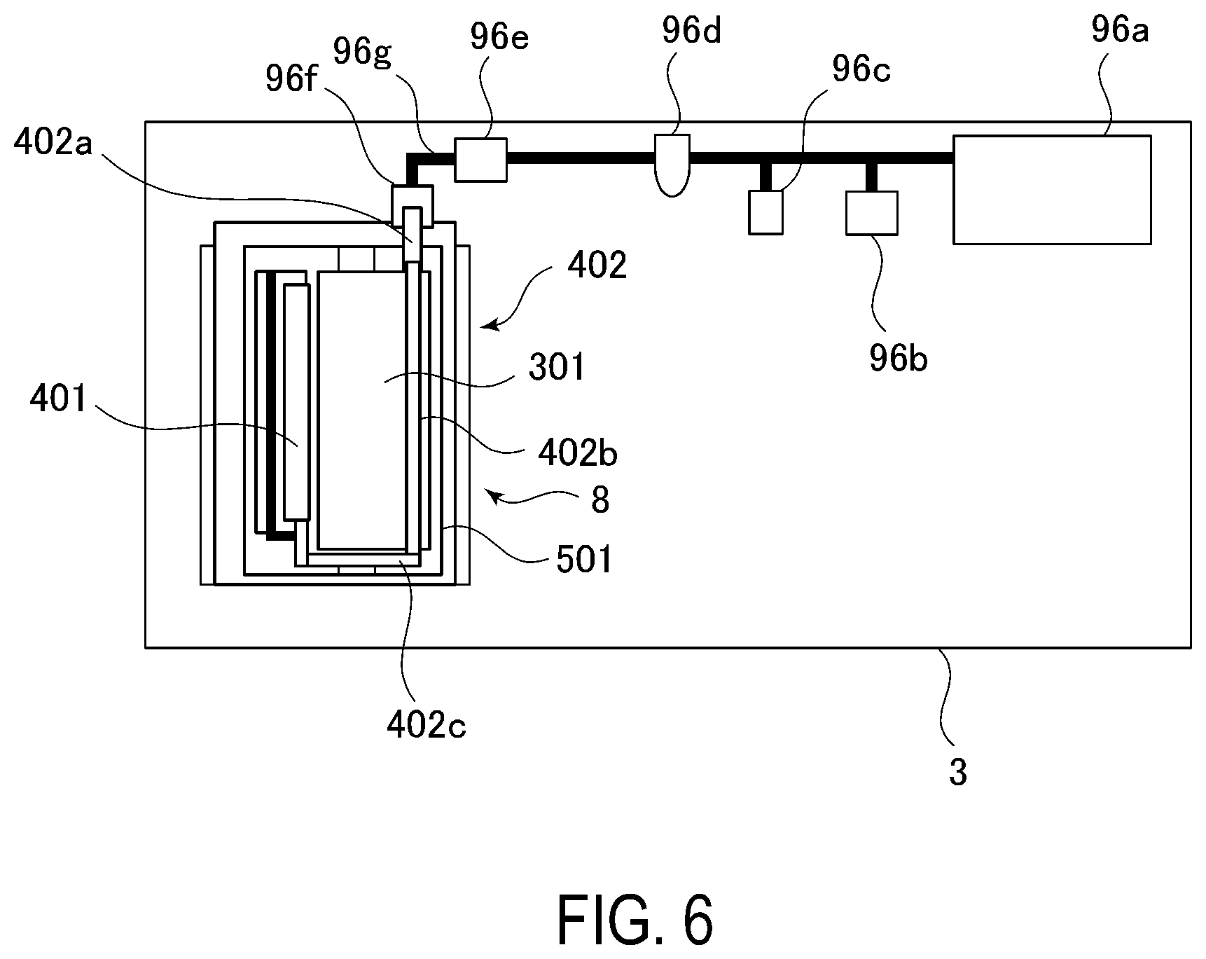 Patent US12326678 Figure 6 – Image forming apparatus with blown-air separation of recording material from fixing member