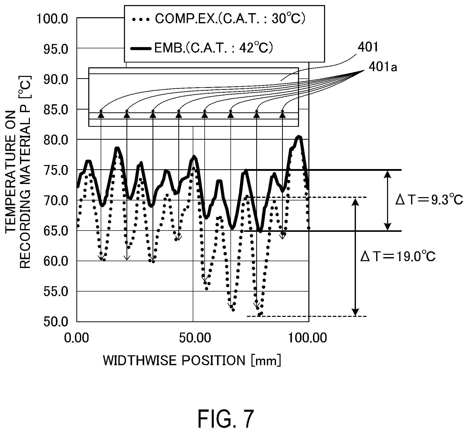 Patent US12326678 Figure 7 – Image forming apparatus with blown-air separation of recording material from fixing member