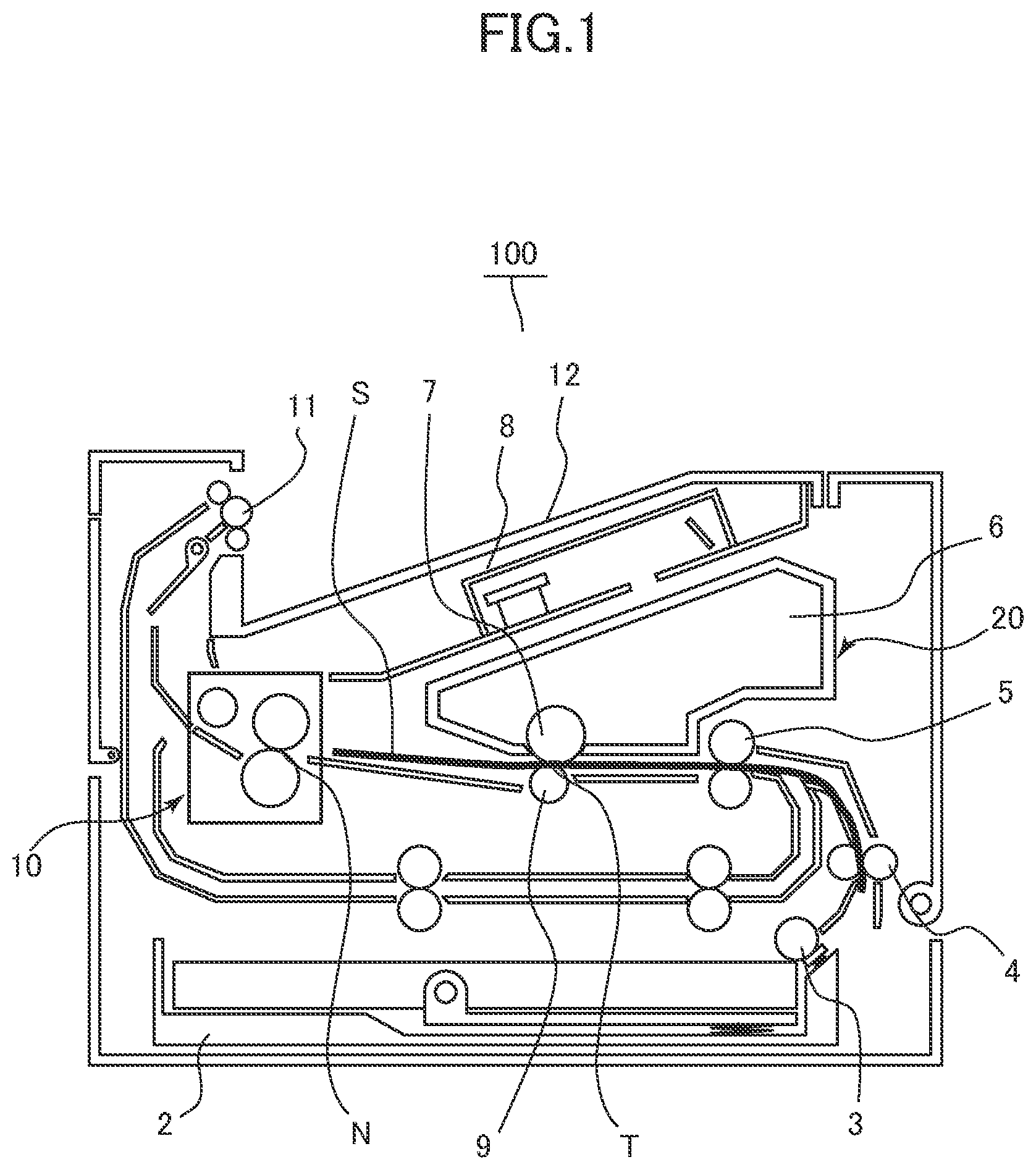 Patent US12326681 Figure 1 – Heating apparatus, fixing unit, and image forming apparatus
