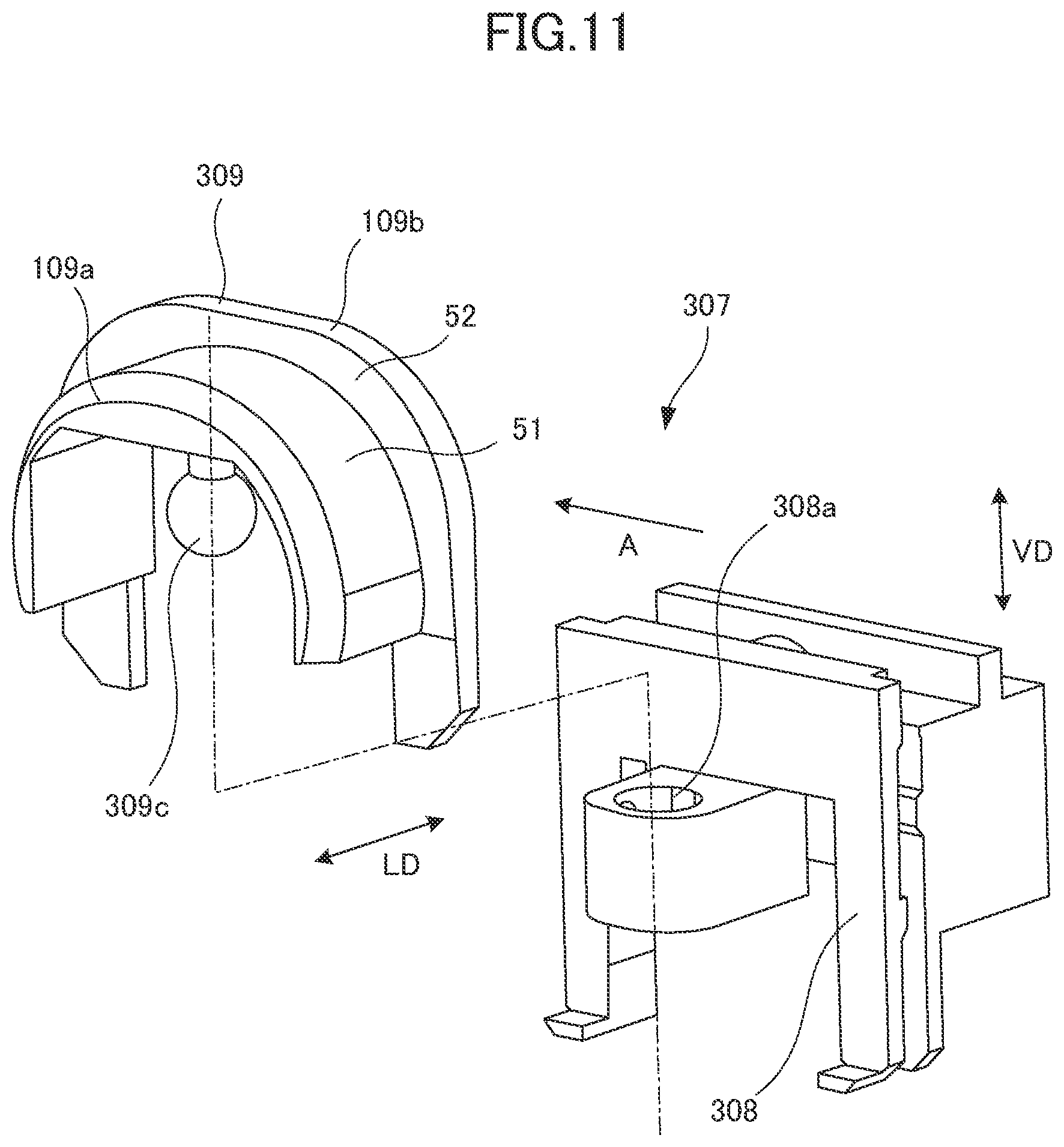 Patent US12326681 Figure 11 – Heating apparatus, fixing unit, and image forming apparatus