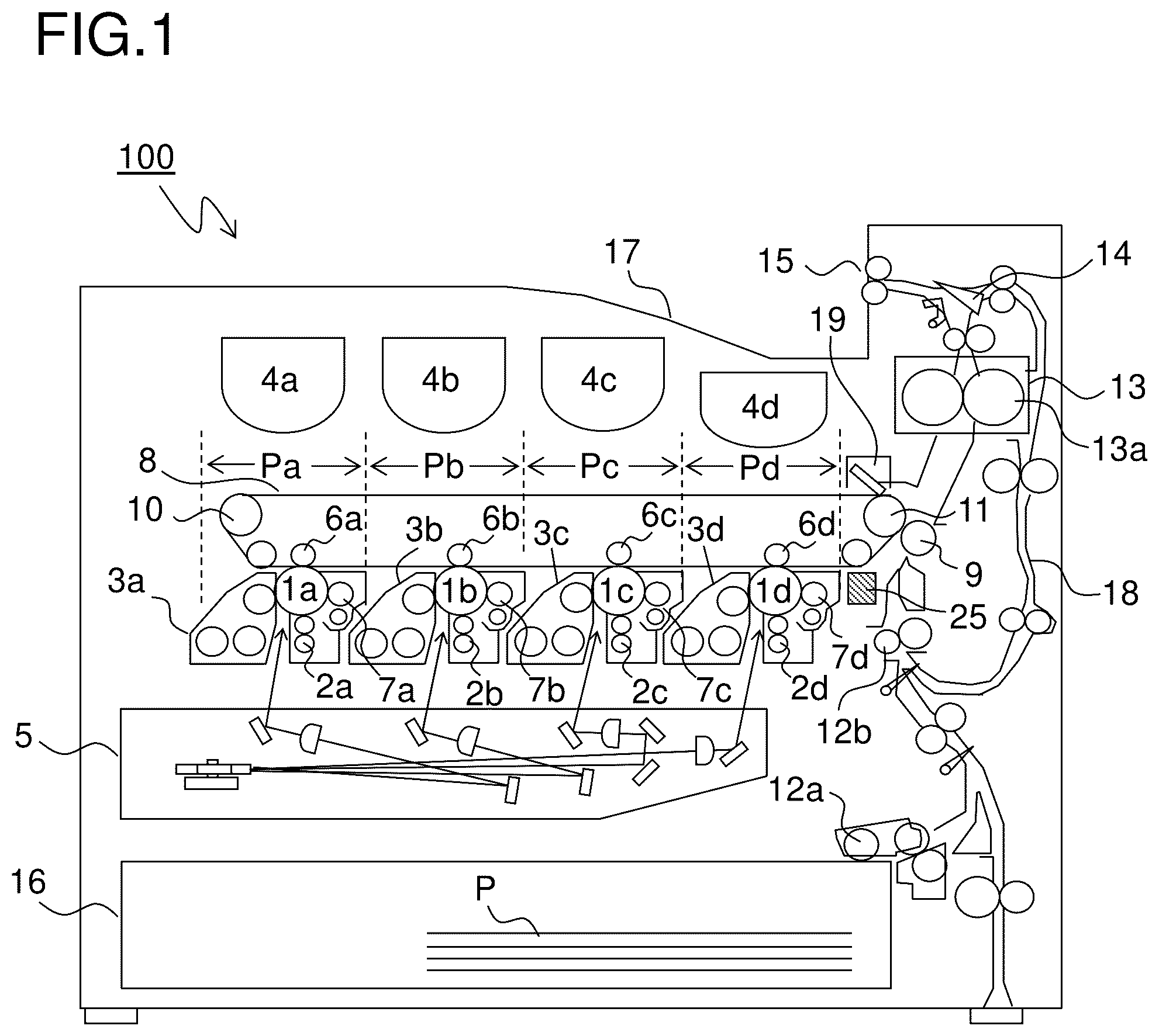 Patent US12326682 Figure 1 – Image forming apparatus