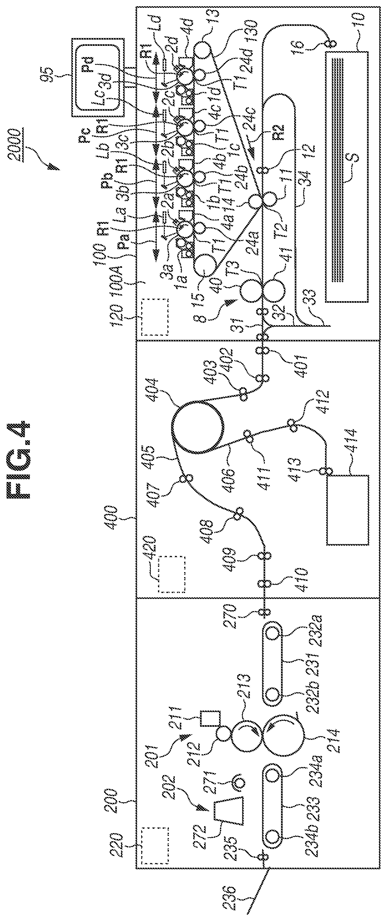 Patent US12326684 Figure 4 – Image forming system