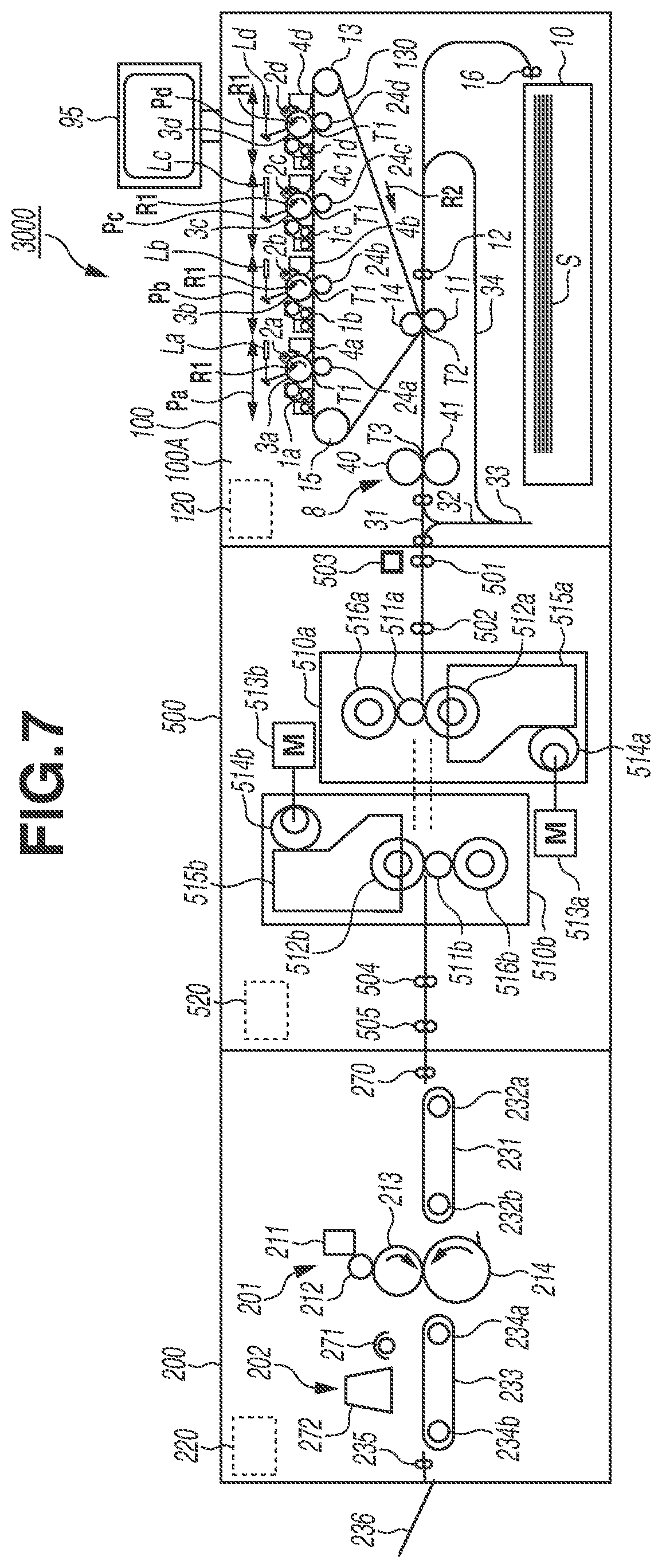 Patent US12326684 Figure 7 – Image forming system