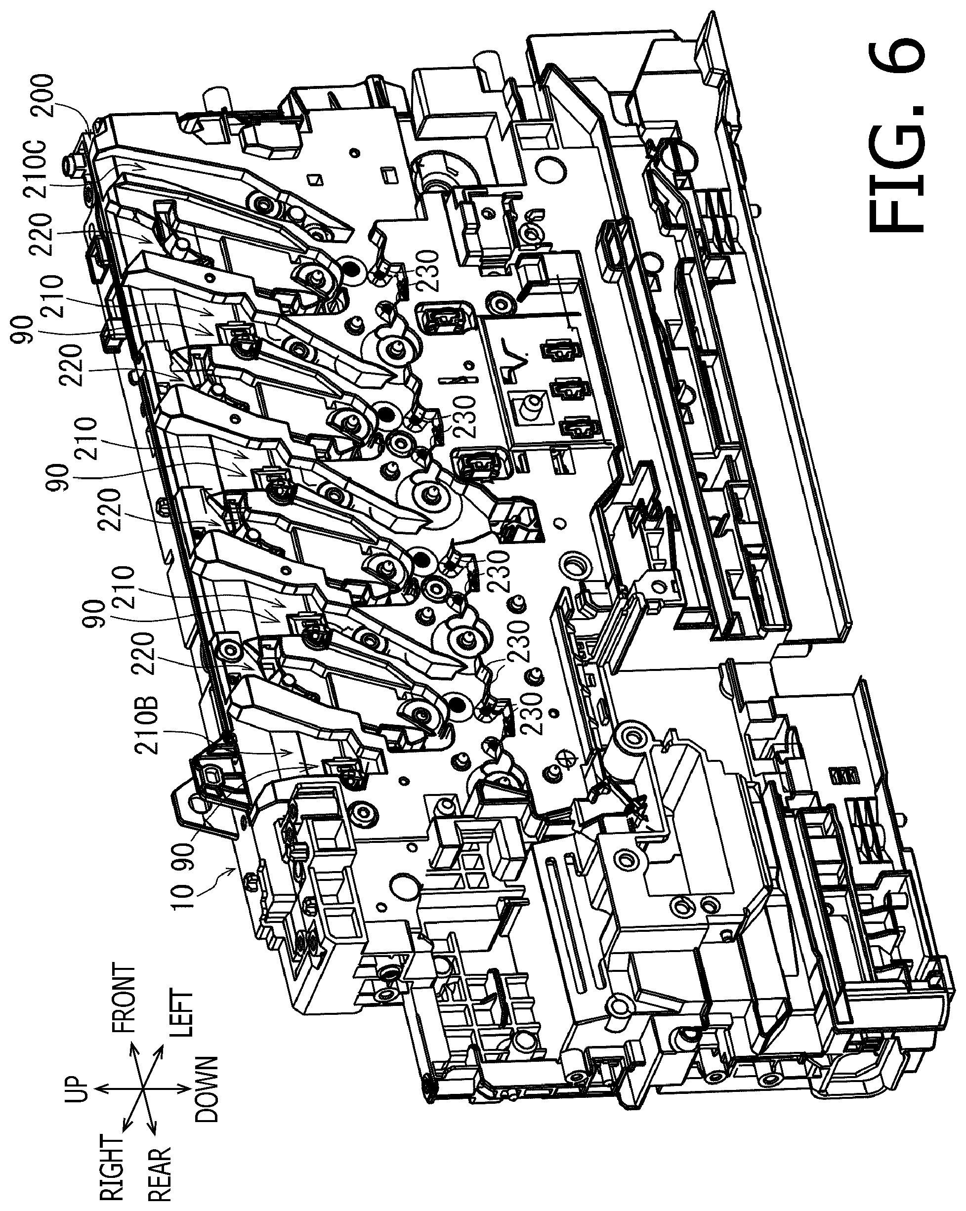 Patent US12326686 Figure 6 – Image forming apparatus with exposure head positioning structure