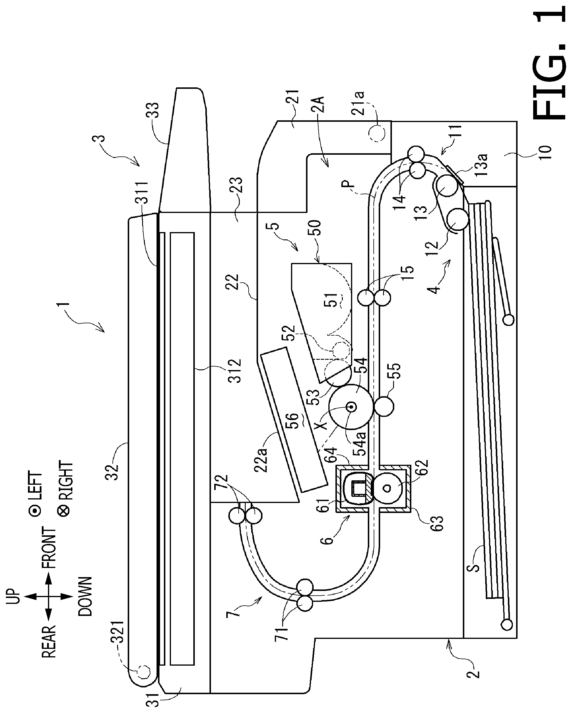Patent US12326687 Figure 1 – Image forming apparatus