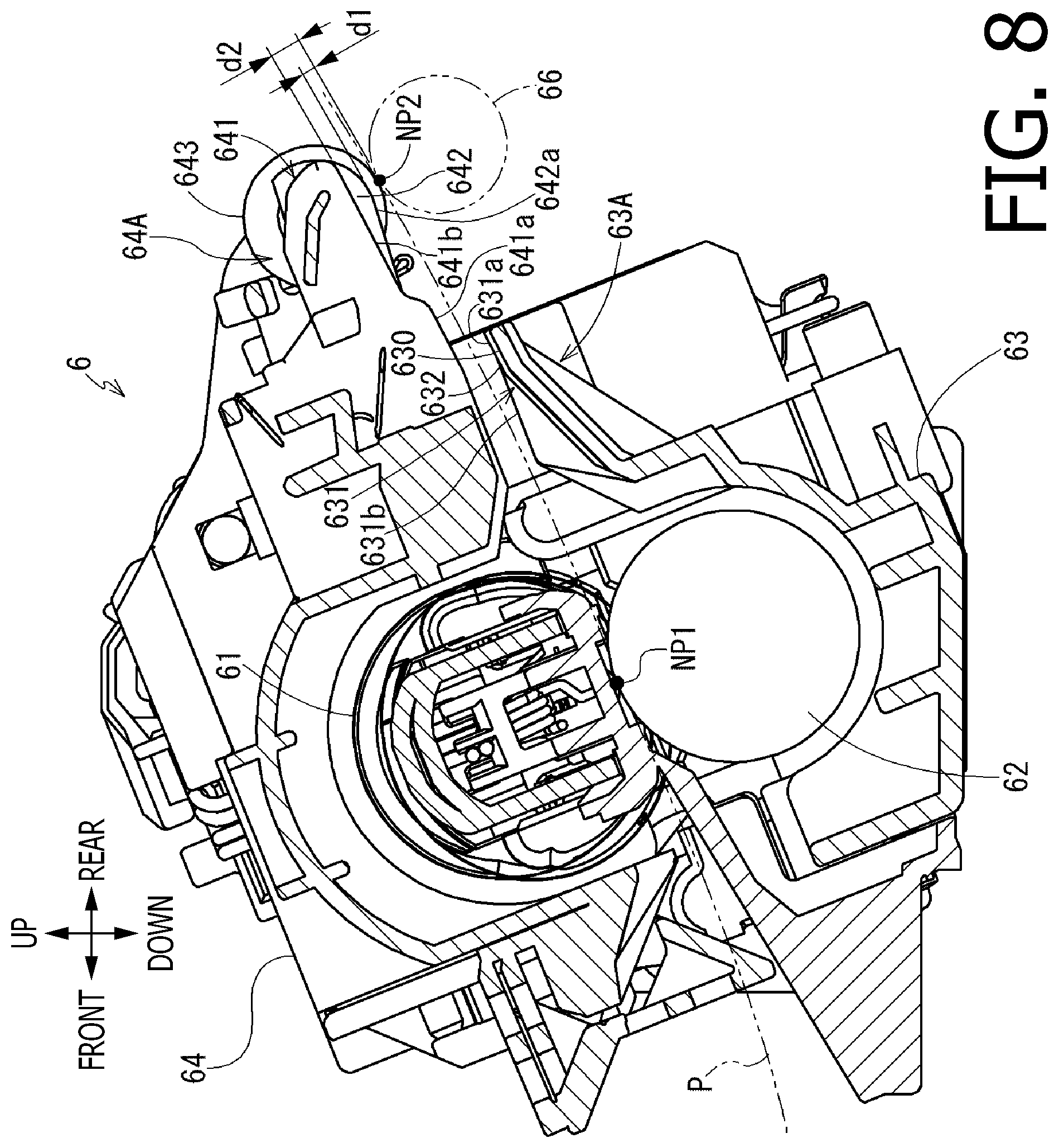 Patent US12326687 Figure 8 – Image forming apparatus