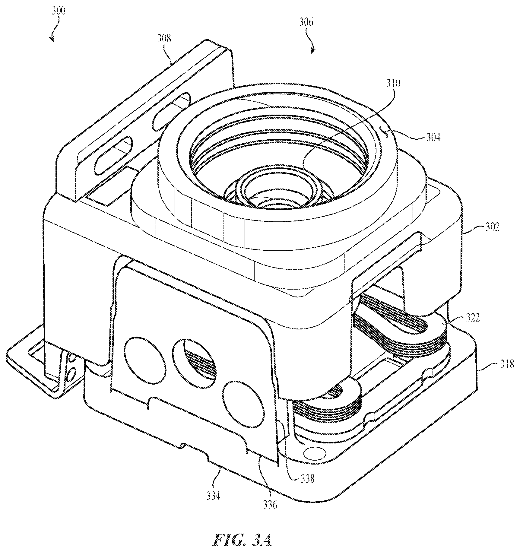 Patent US12326697 Figure 3 – Crown assembly for an electronic watch