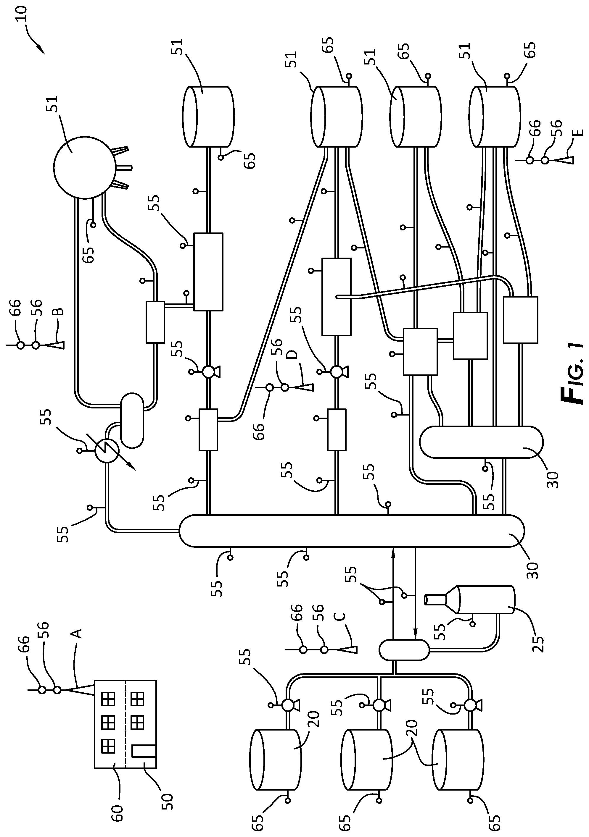 Patent US12326720 Figure 1 – Industrial wireless systems with low power wireless sensors