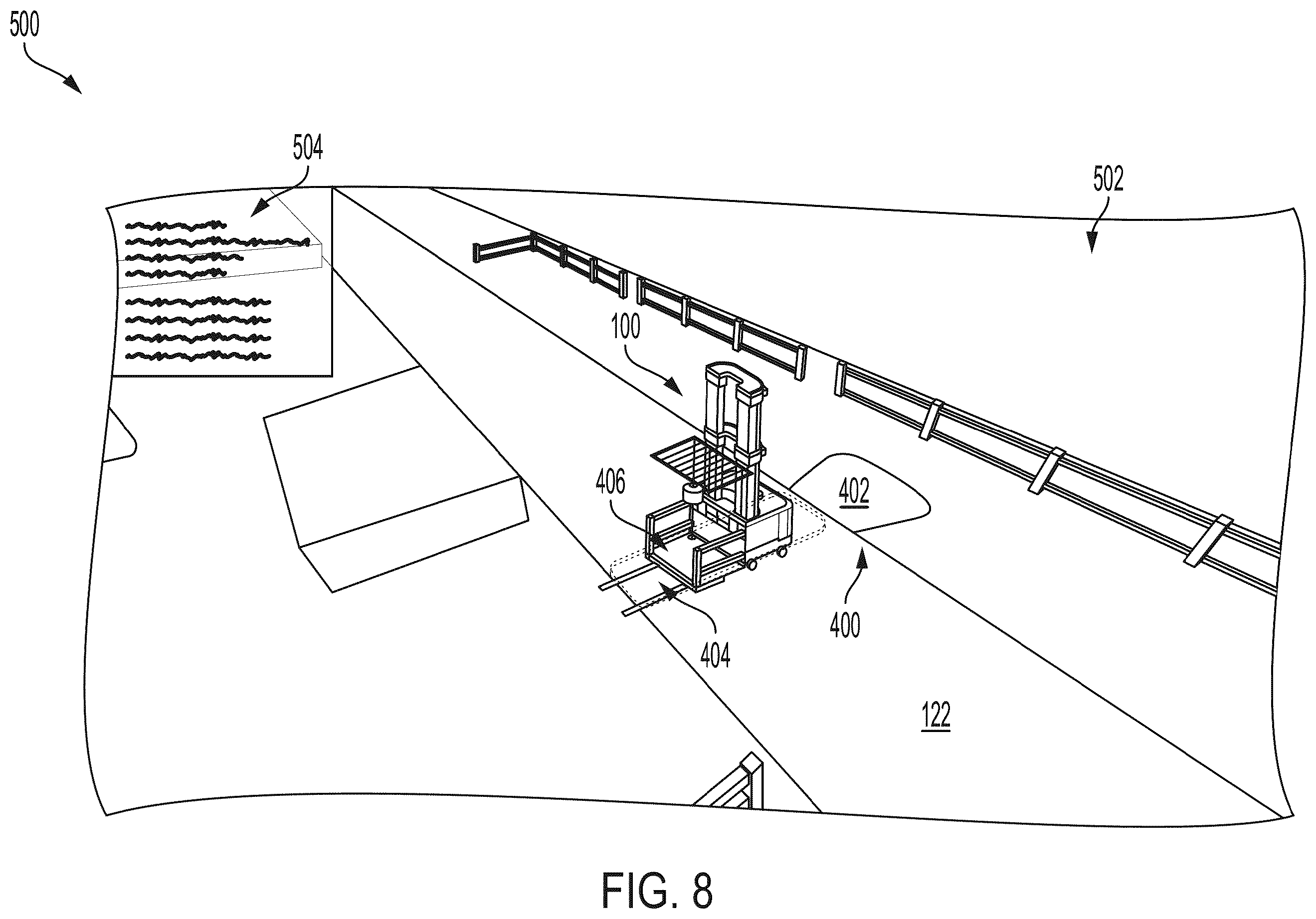 Patent US12326737 Figure 10 – Systems and methods for relative pose determination and field enforcement of materials handling vehicles using ultra-wideband radio technology