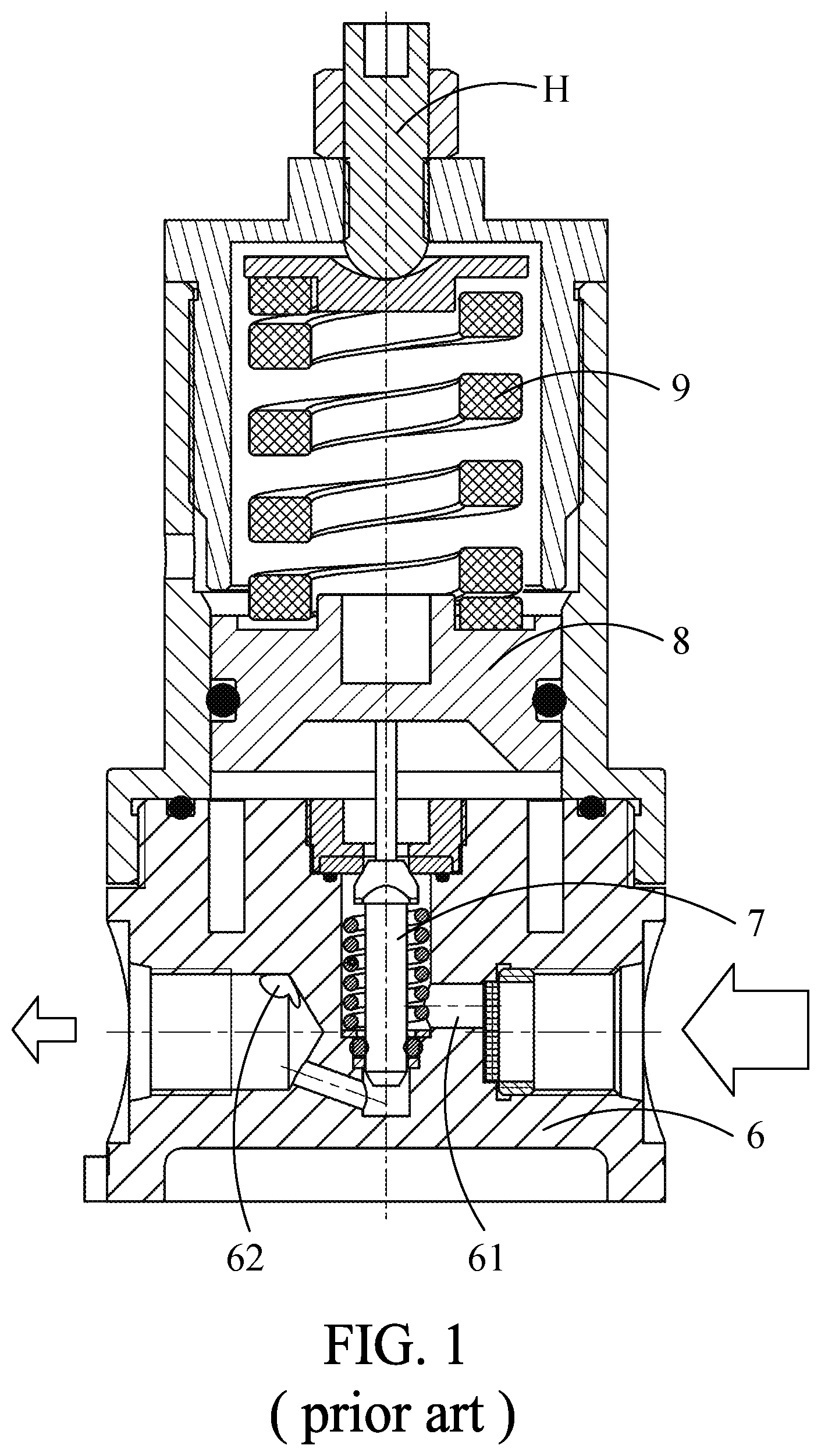 Patent US12326739 — High-pressure labor-saving pressure regulator — Figure 1