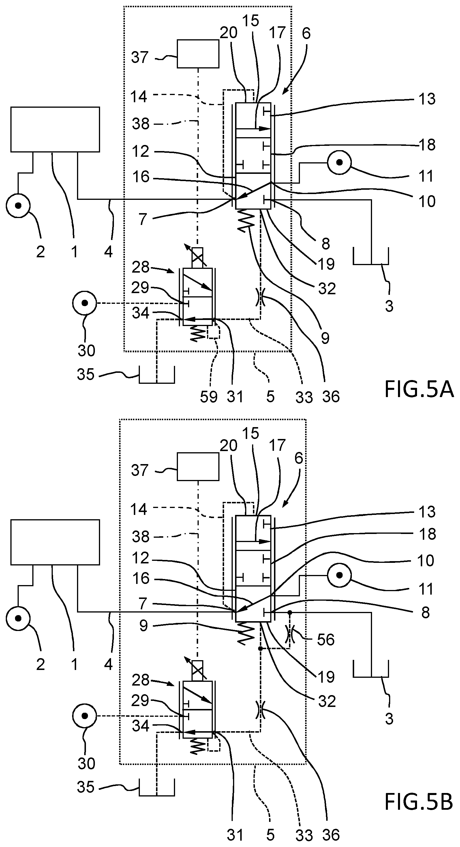 Patent US12326741 Figure 3 – Counter pressure valve arrangement