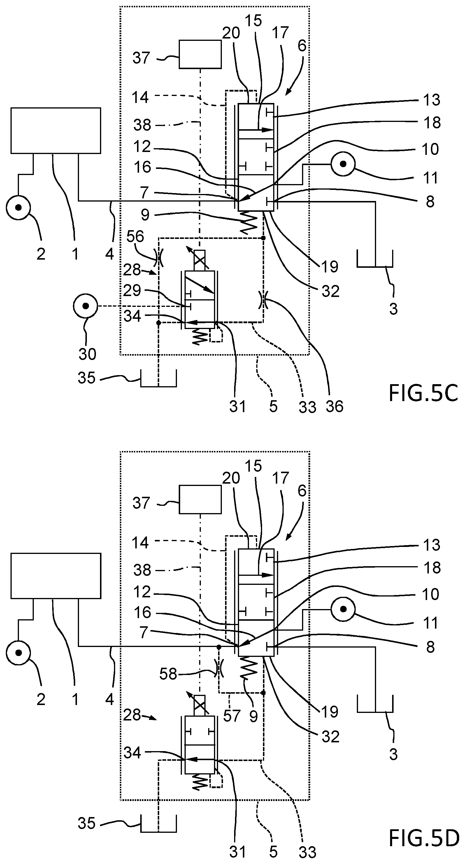 Patent US12326741 Figure 4 – Counter pressure valve arrangement
