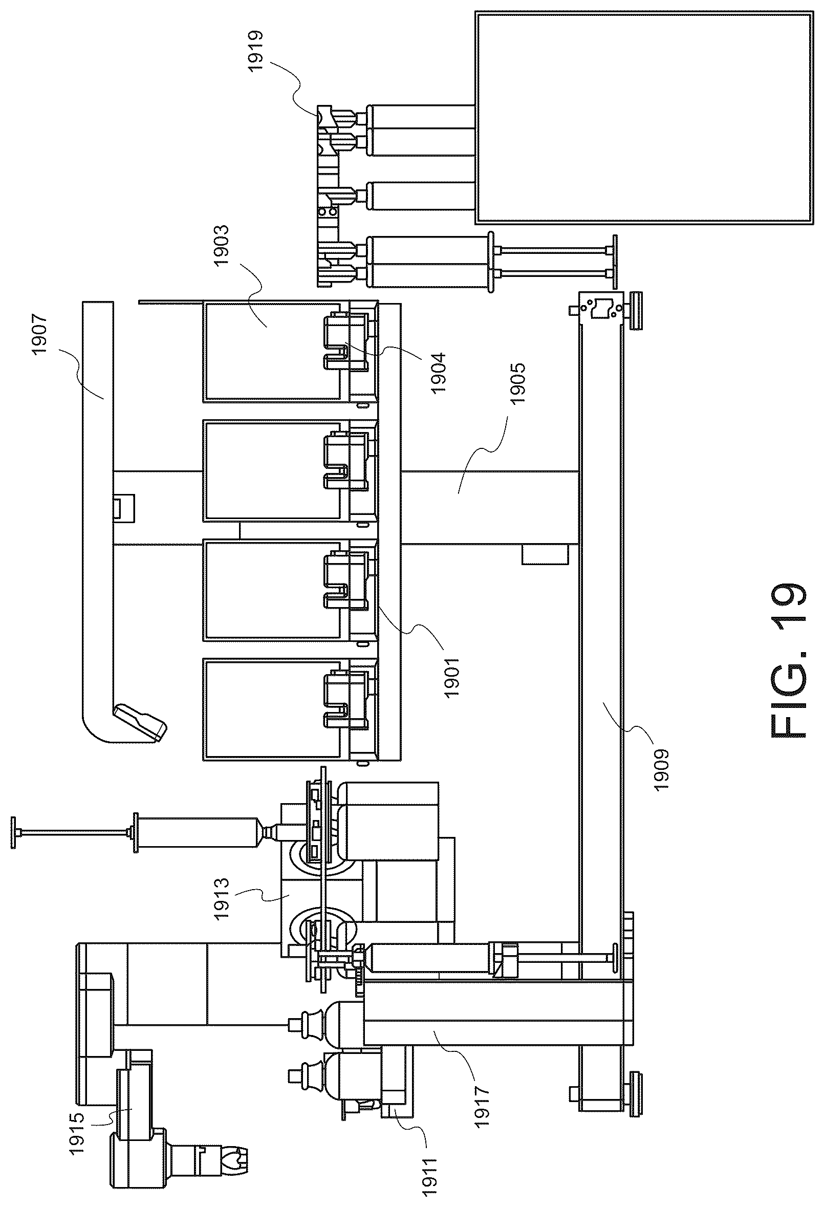 Patent US12326744 Figure 20 – Robotic pharmaceutical preparation system having a movable platform