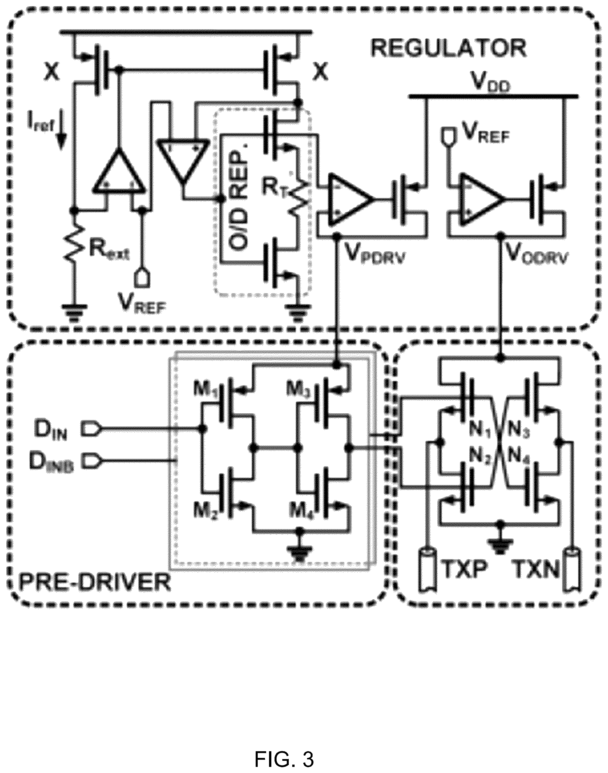 Patent US12326747 Figure 3 – Dual-mode low dropout regulator with fast transient switching between modes
