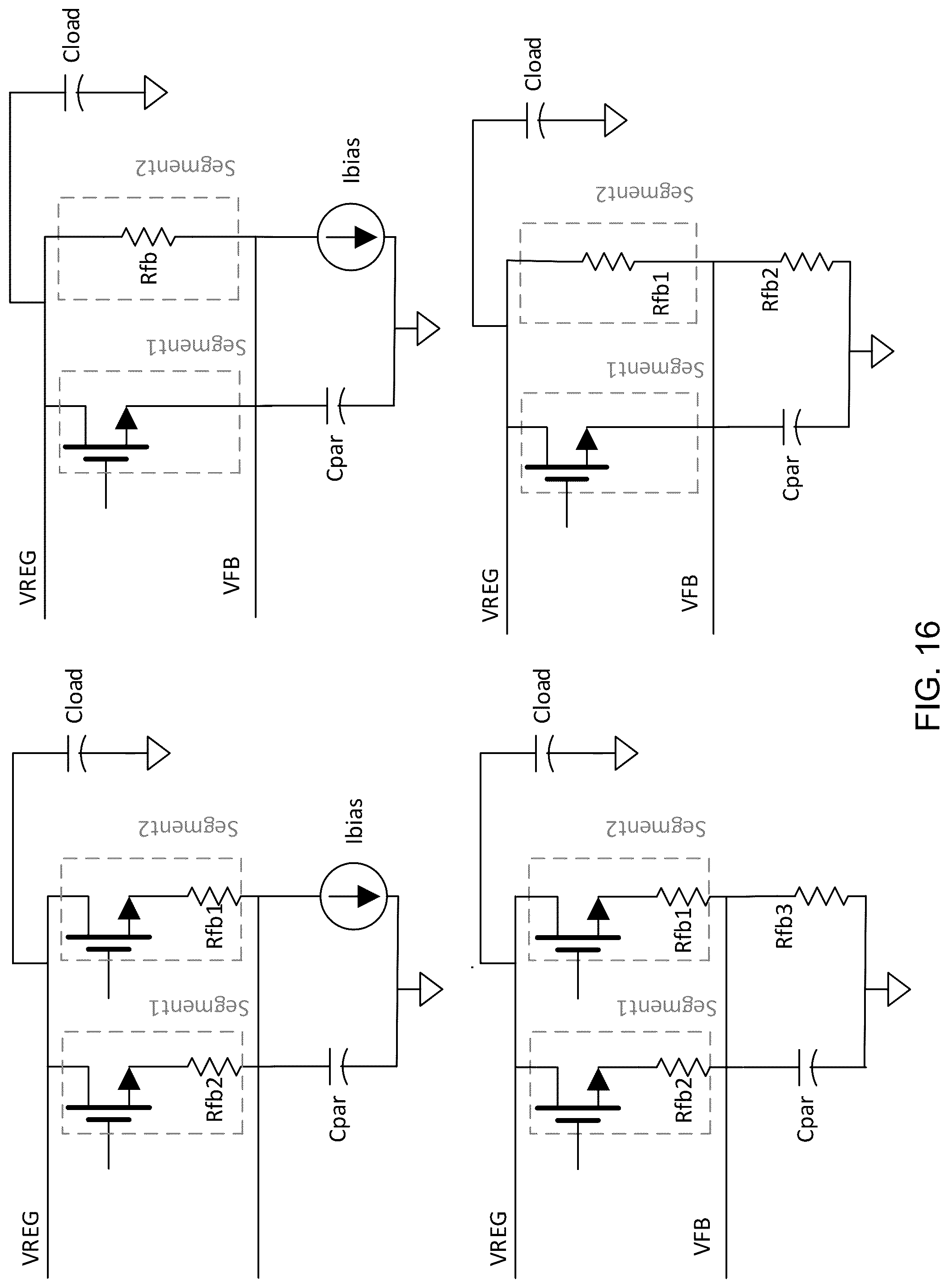 Patent US12326747 Figure 16 – Dual-mode low dropout regulator with fast transient switching between modes