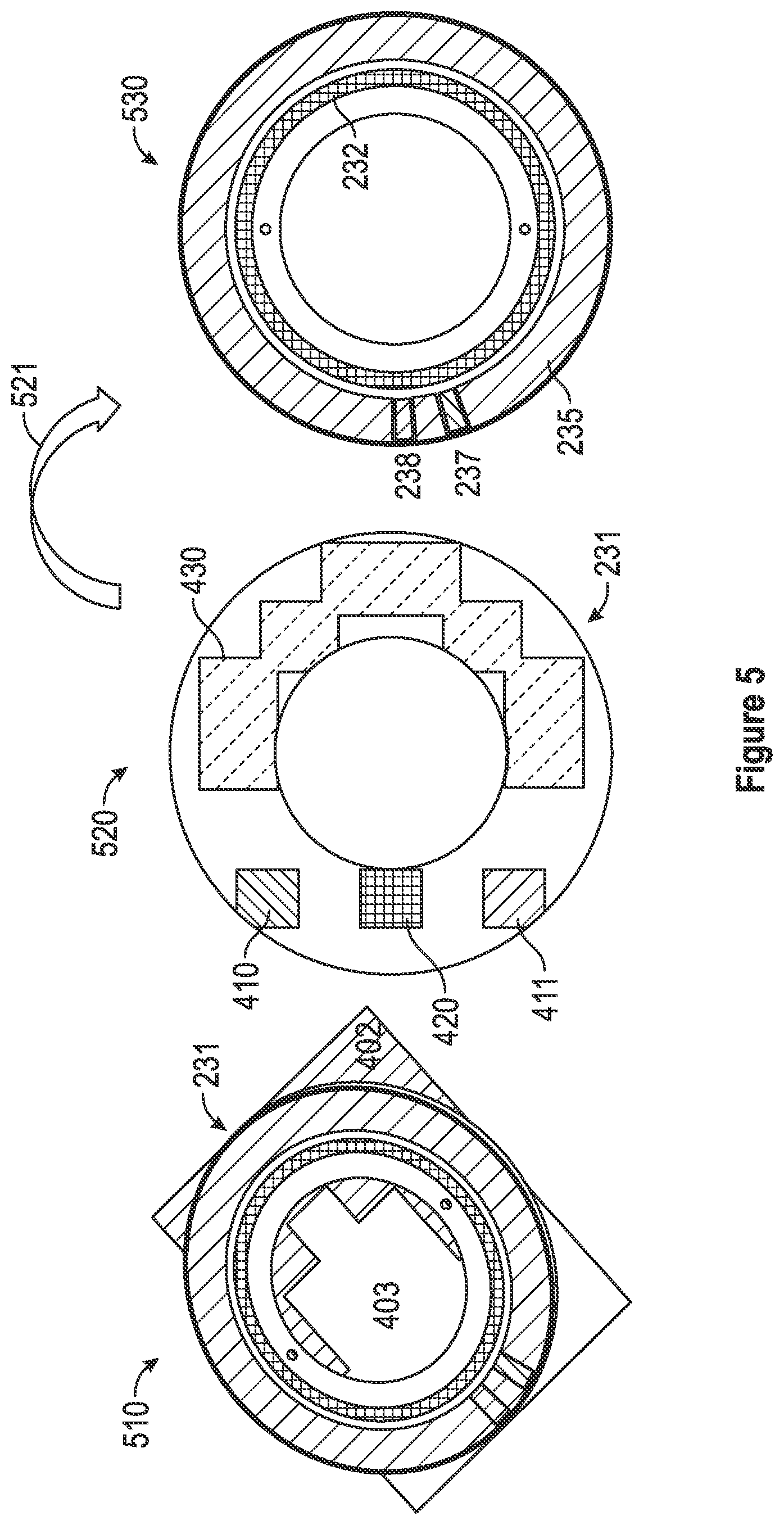 Patent US12326750 Figure 5 – Capacitive knob sensing system and method using transparent sensing
