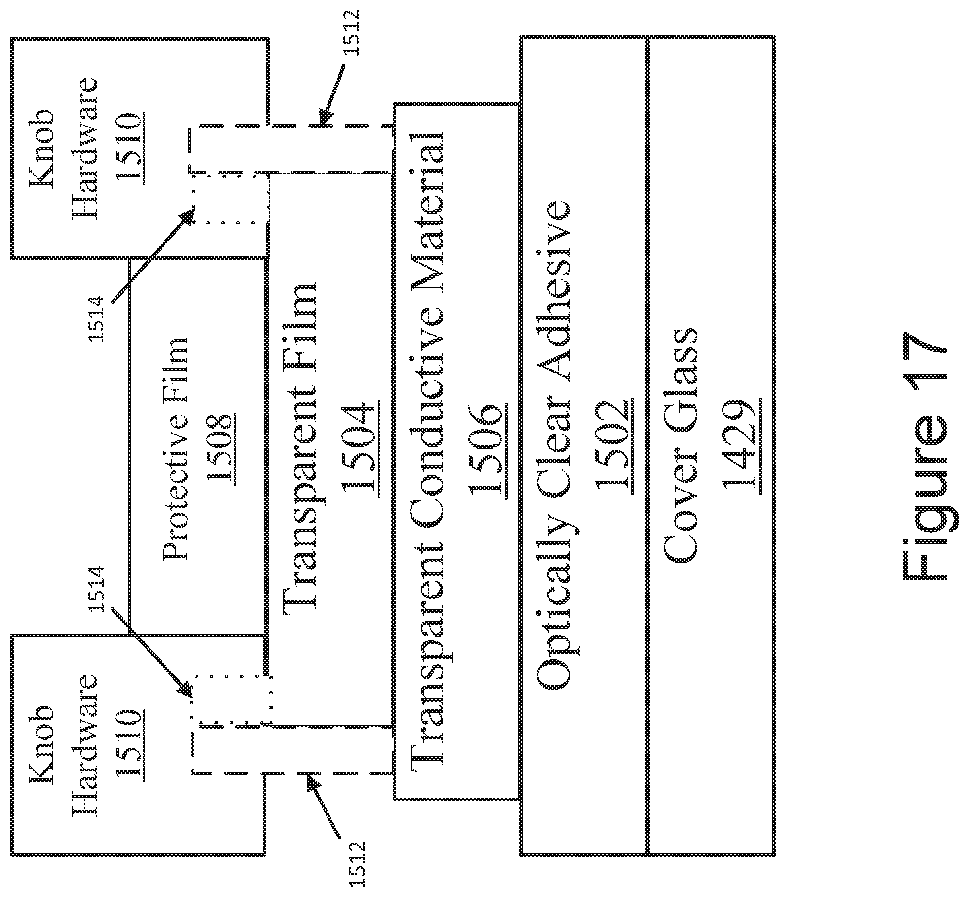 Patent US12326750 Figure 19 – Capacitive knob sensing system and method using transparent sensing