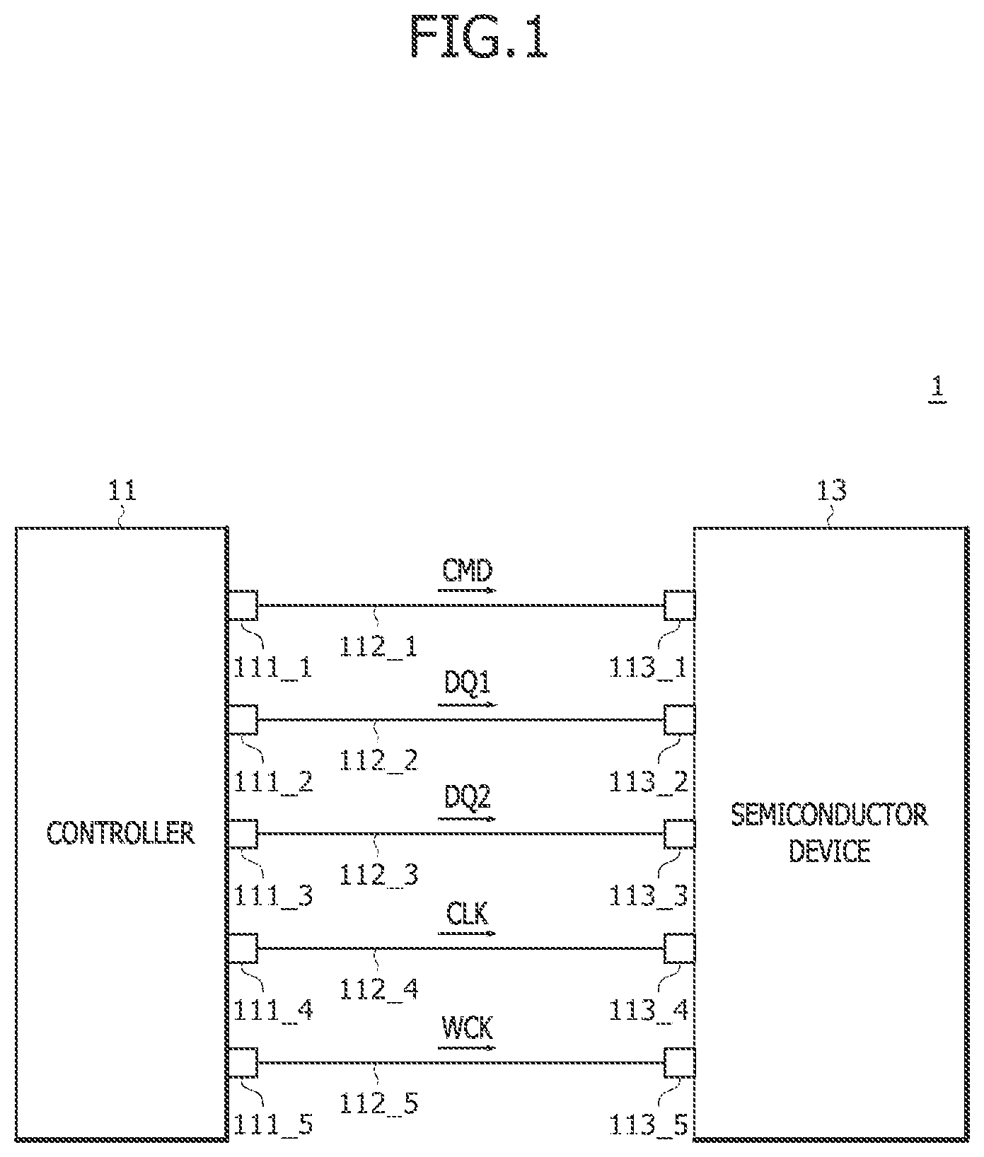 Patent US12326753 Figure 1 – Semiconductor devices and semiconductor systems related to synchronization between clocks