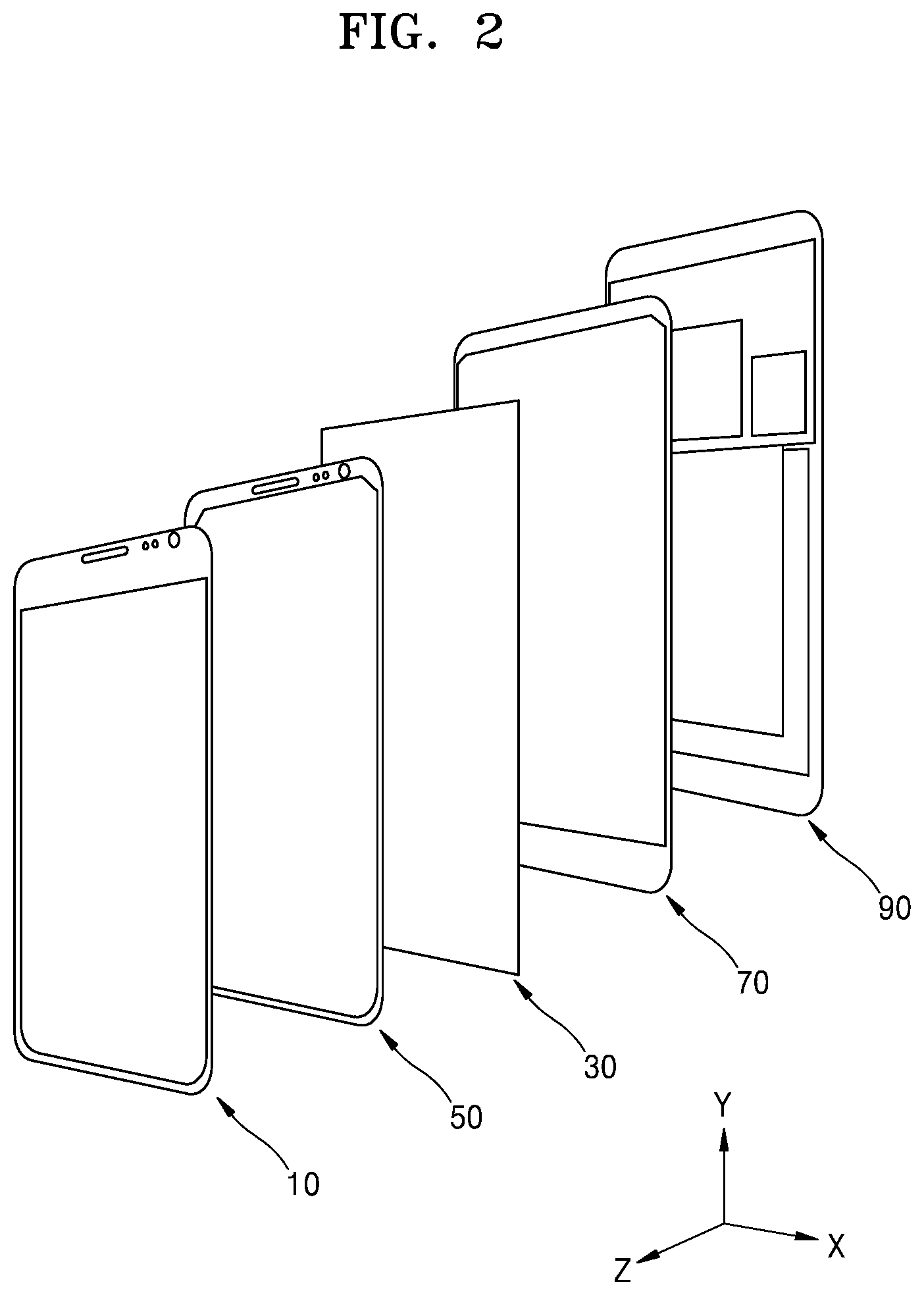 Patent US12326754 Figure 2 – Digitizer and display apparatus including the same