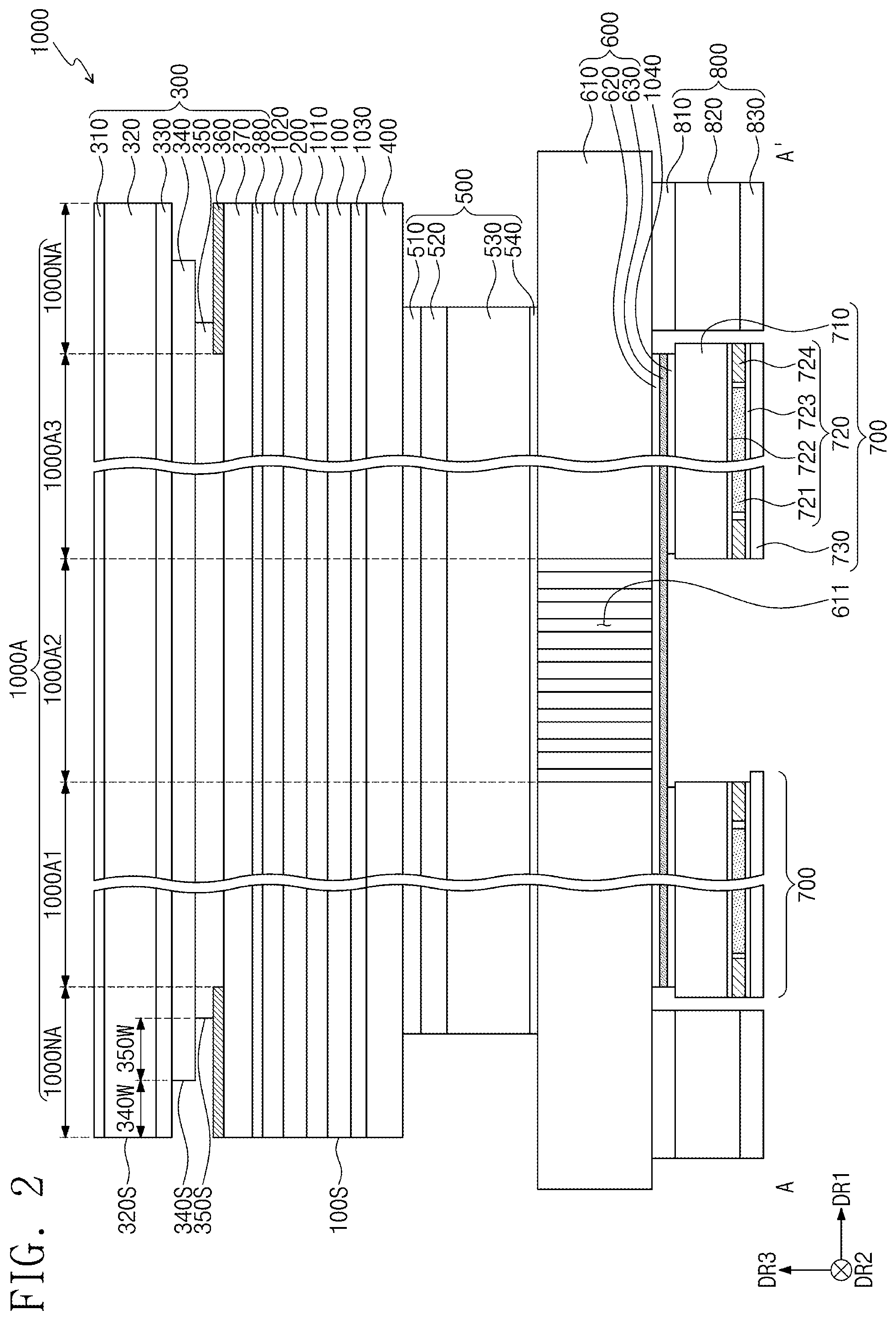 Patent US12326756 Figure 3 – Display device